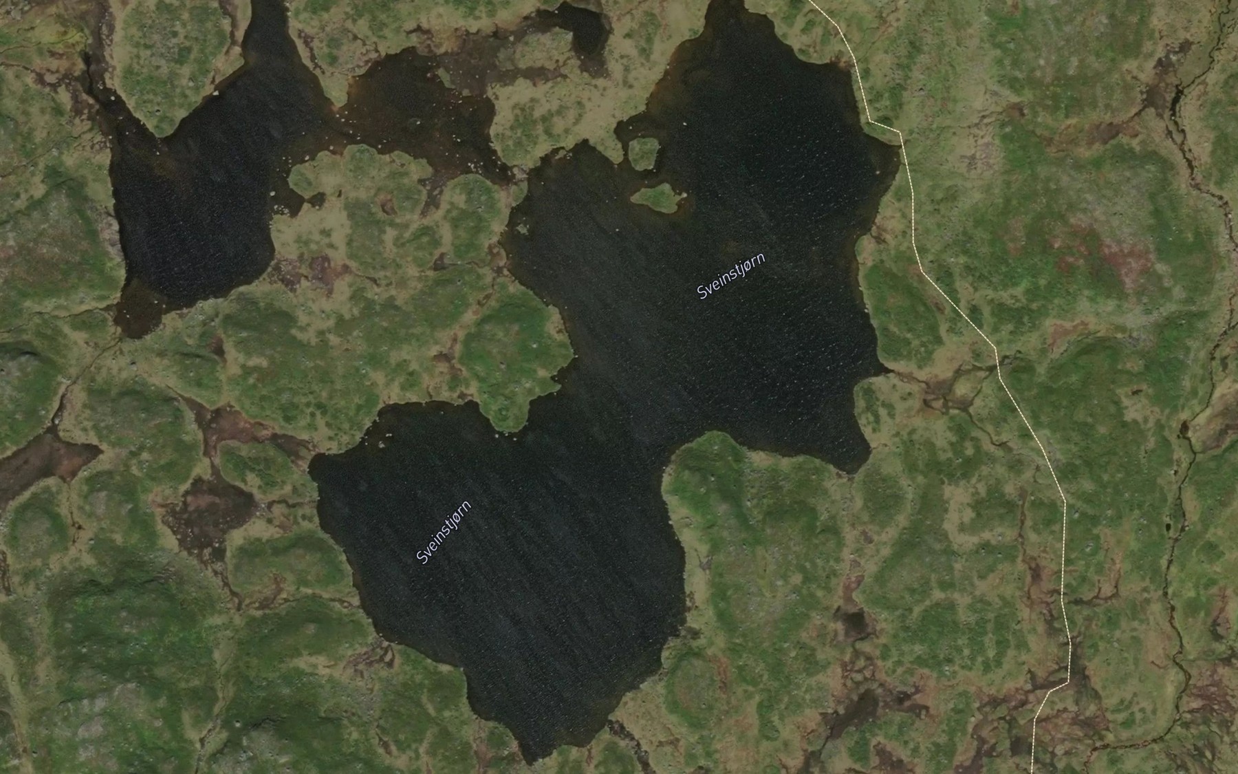 Satellite map of the Sveinstjorn
