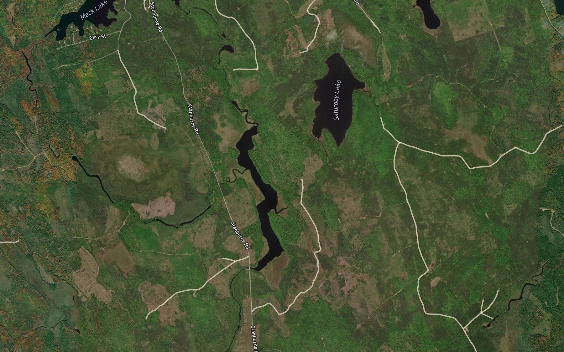 Satellite map of the Bob and Joan Brook