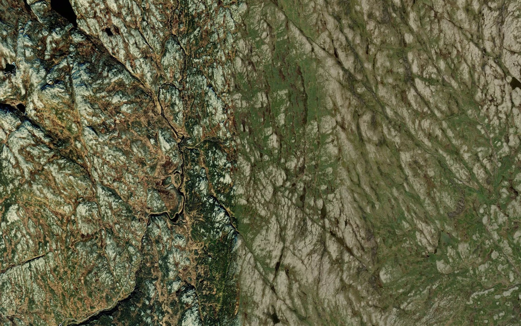 Satellite map of the Delbekken