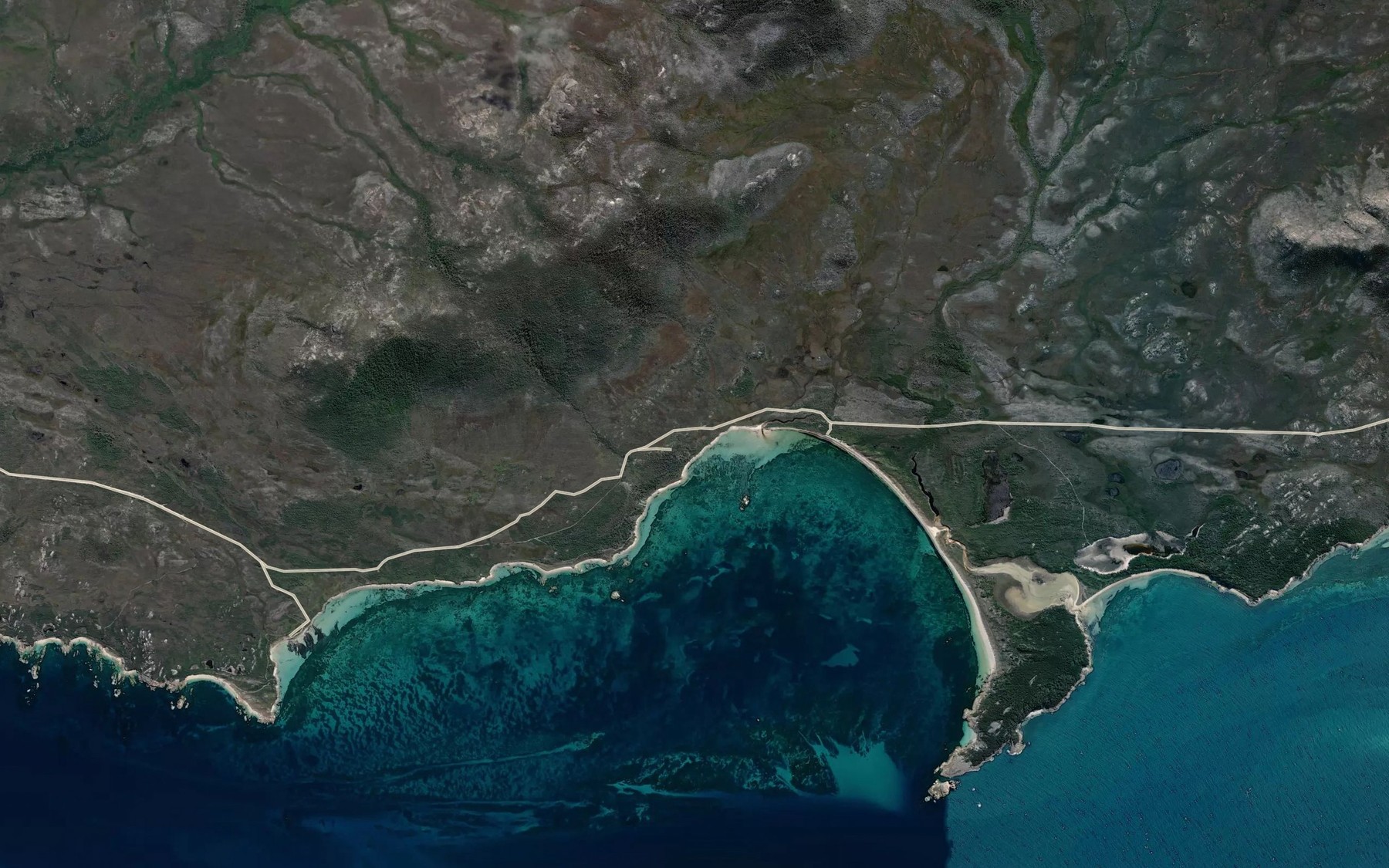 Satellite map of the Dyas Corner