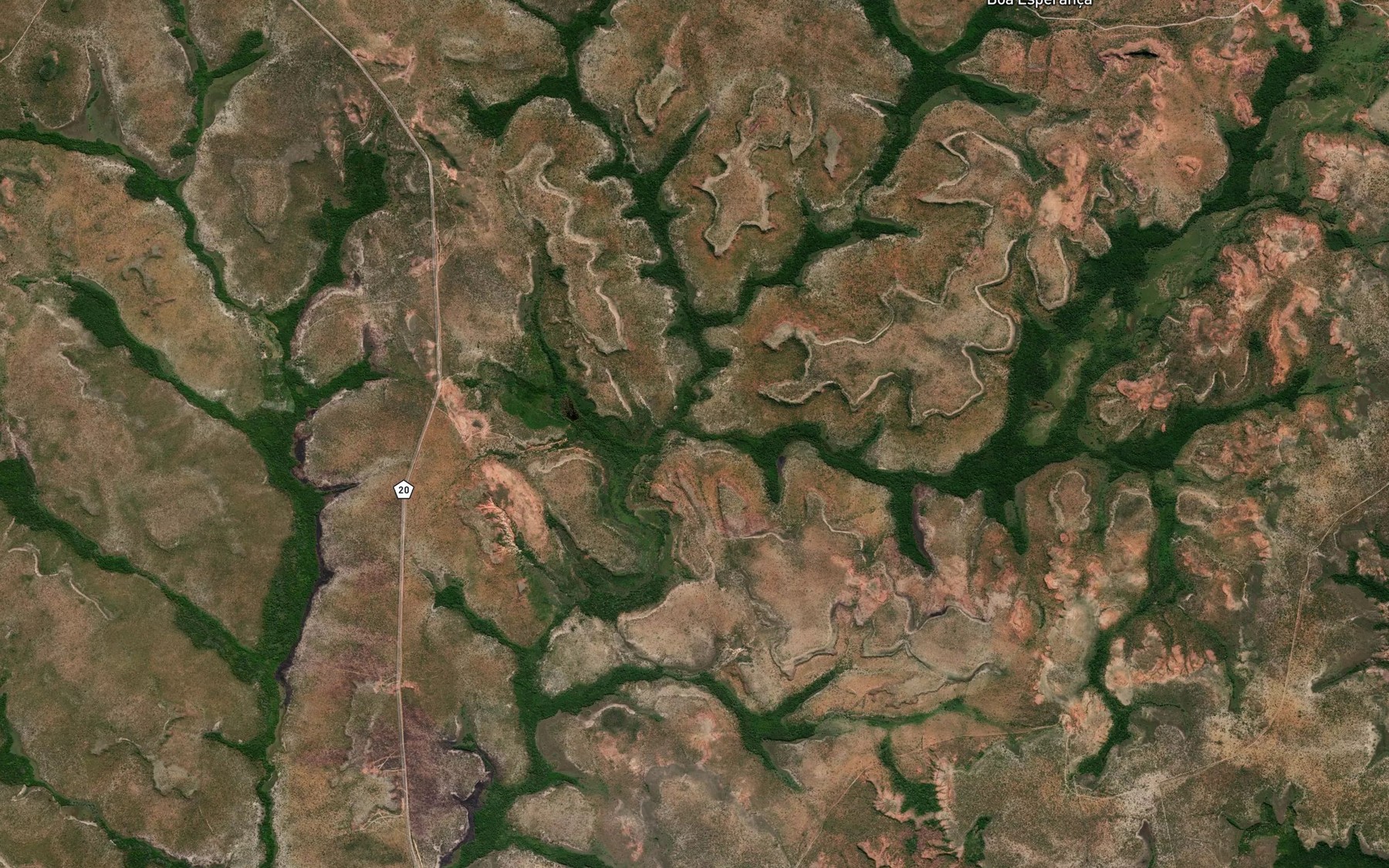 Satellite map of the Riacho Mutum