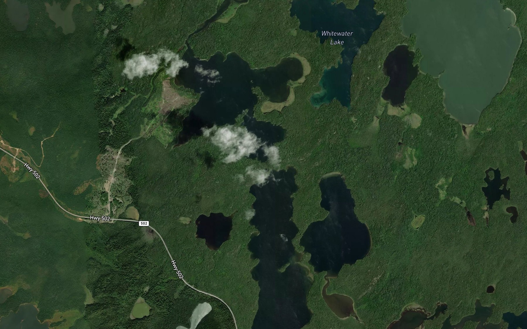 Satellite map of the The Rapids