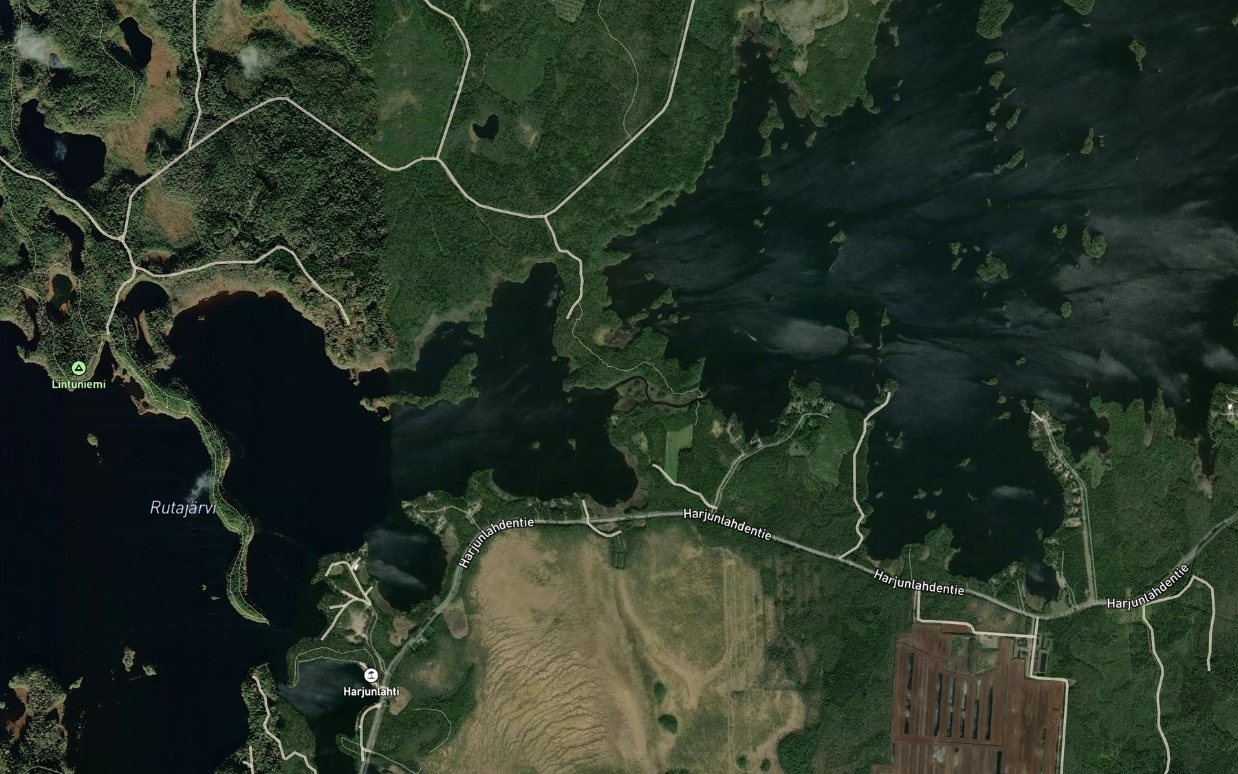 Satellite map of the Salmelan Kanava