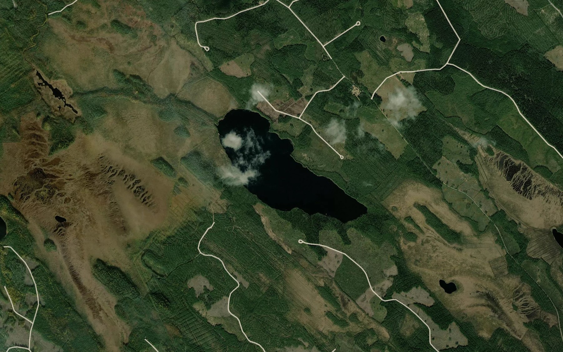 Satellite map of the Kuivajarvi
