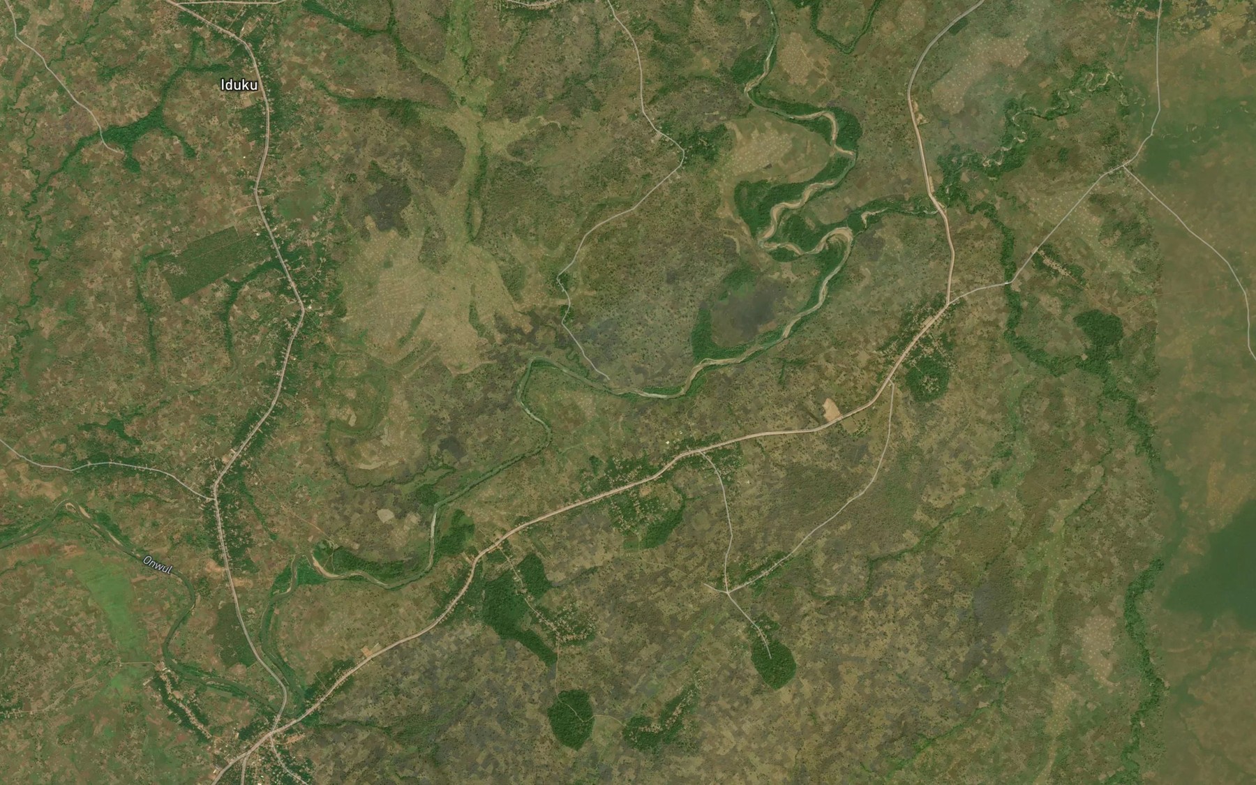 Satellite map of the Ikpride