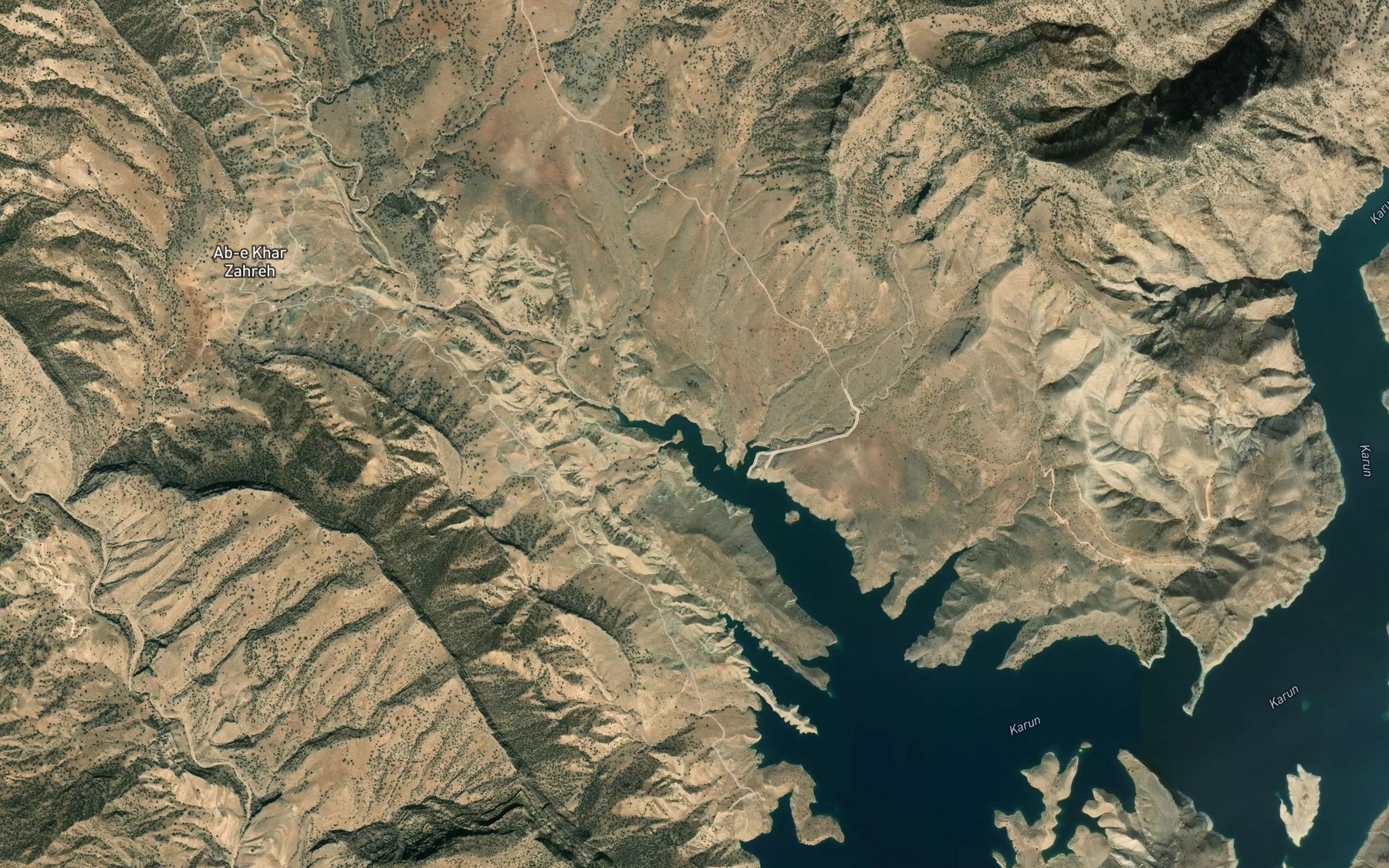 Satellite map of the Ab-e Sar Howz