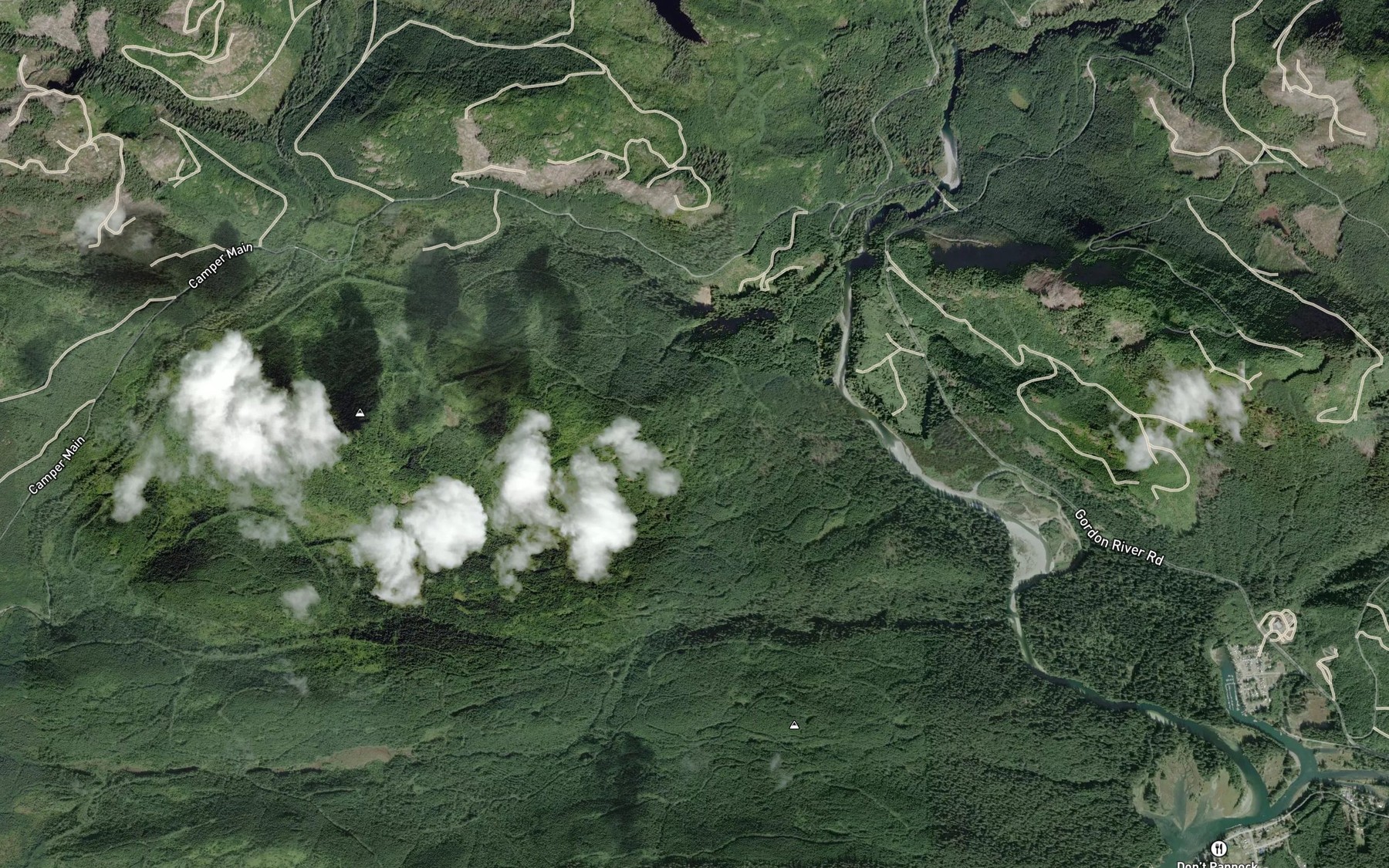 Satellite map of the Grierson Creek