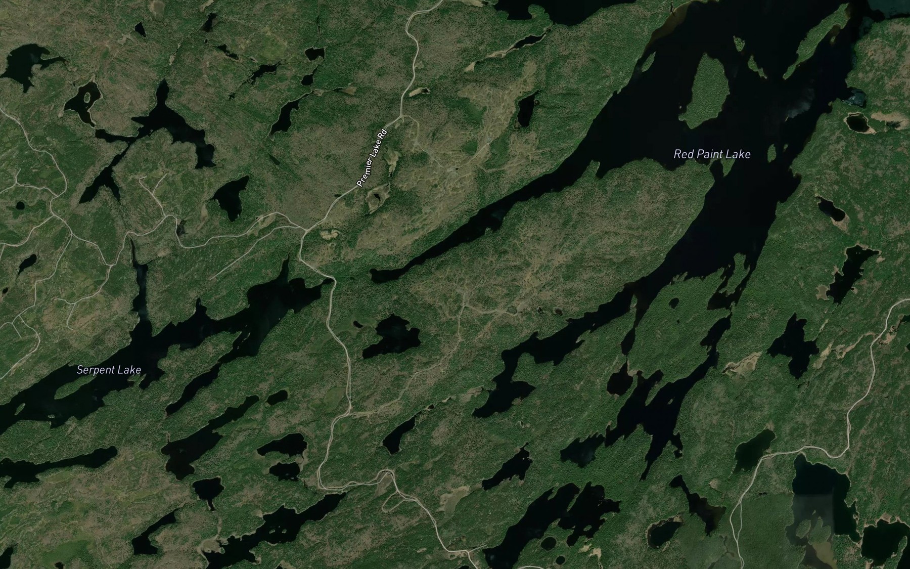 Satellite map of the Kabik Bay