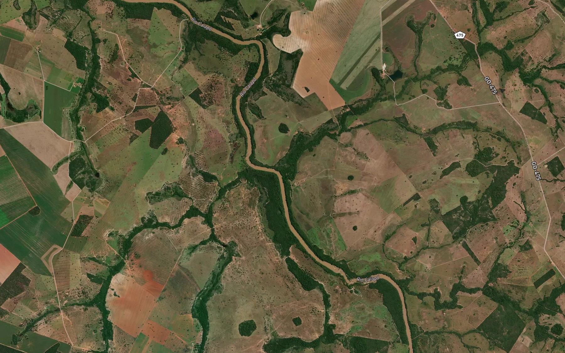Satellite map of the Corrego do Cigano