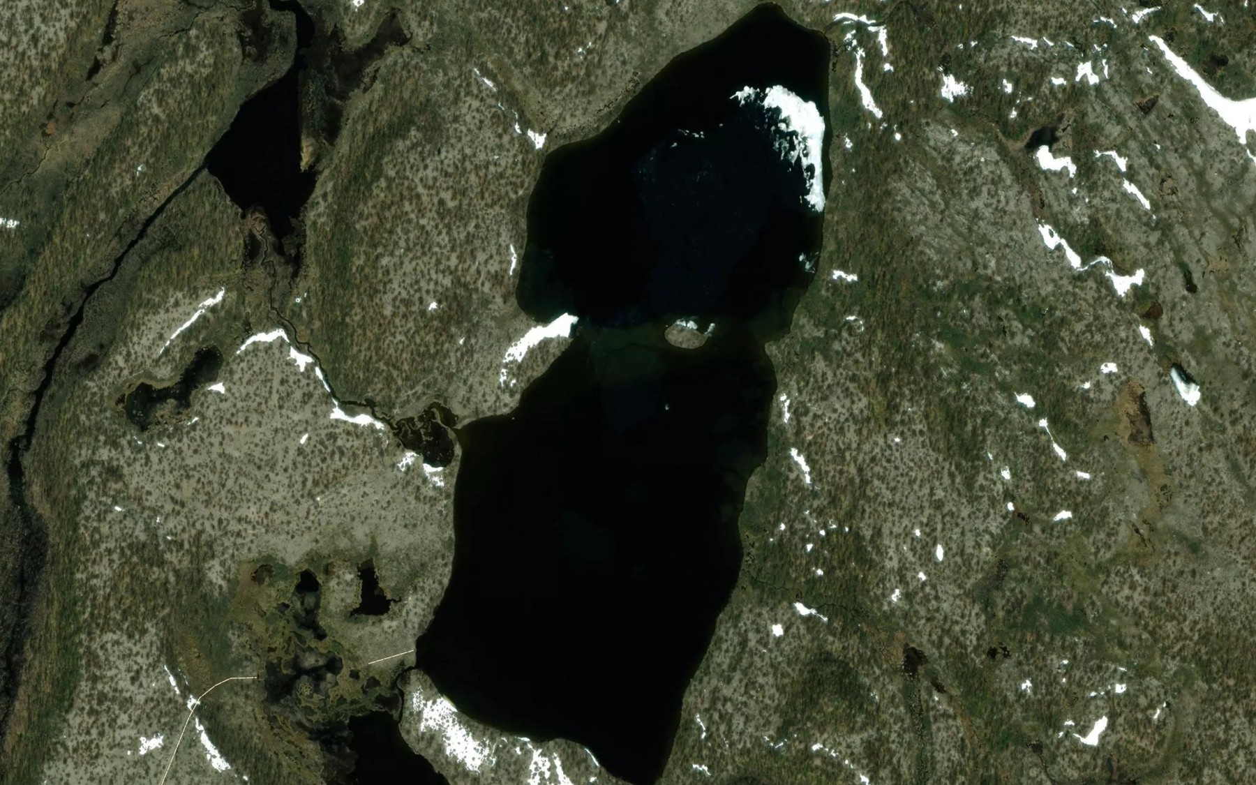 Satellite map of the Duolvanjunejavri