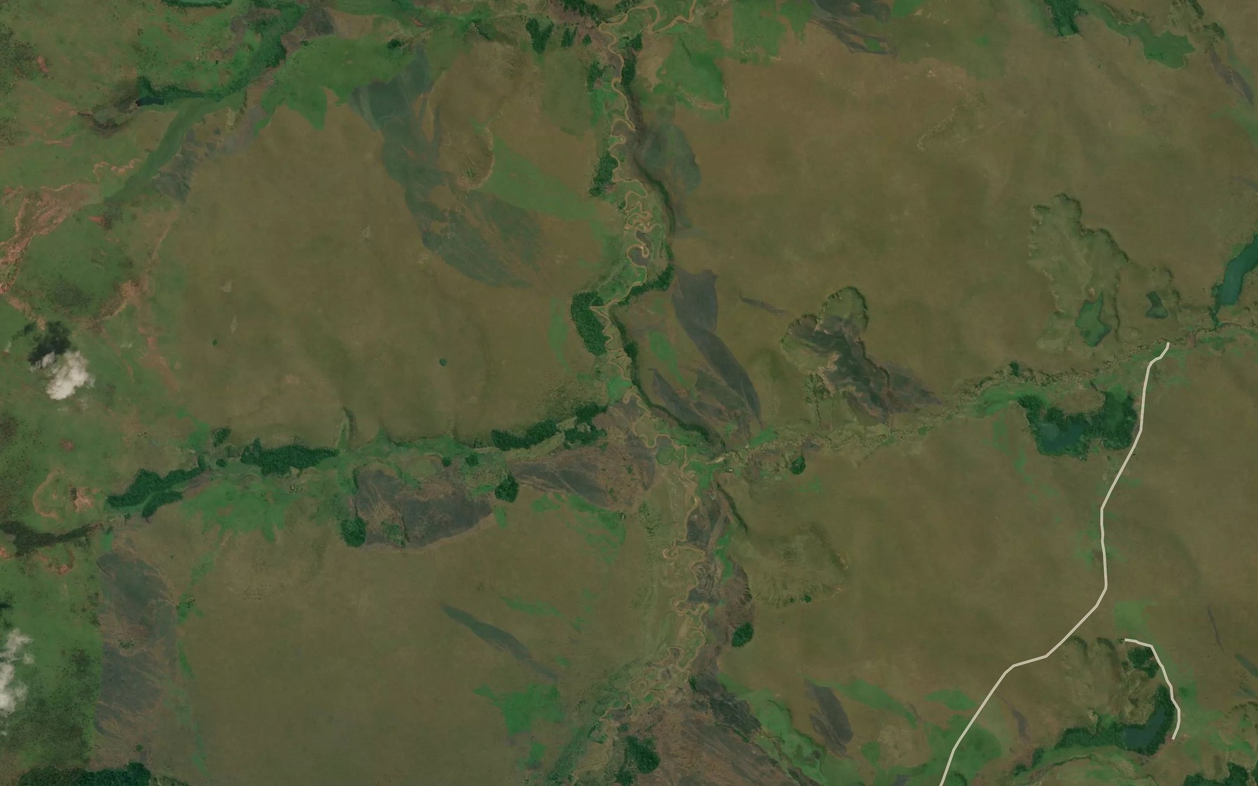 Satellite map of the Matshonga