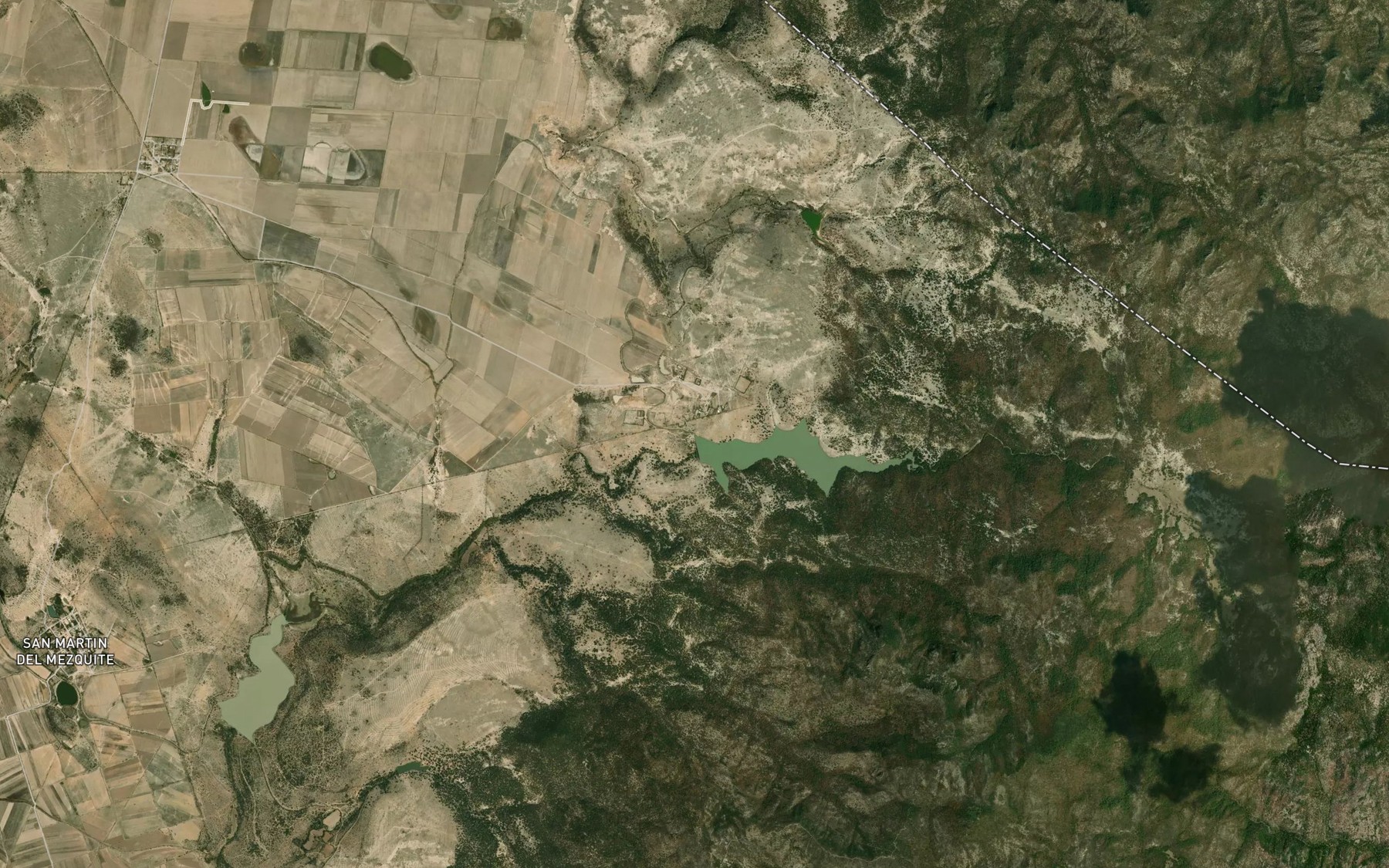 Satellite map of the Tajo de Pilarillos