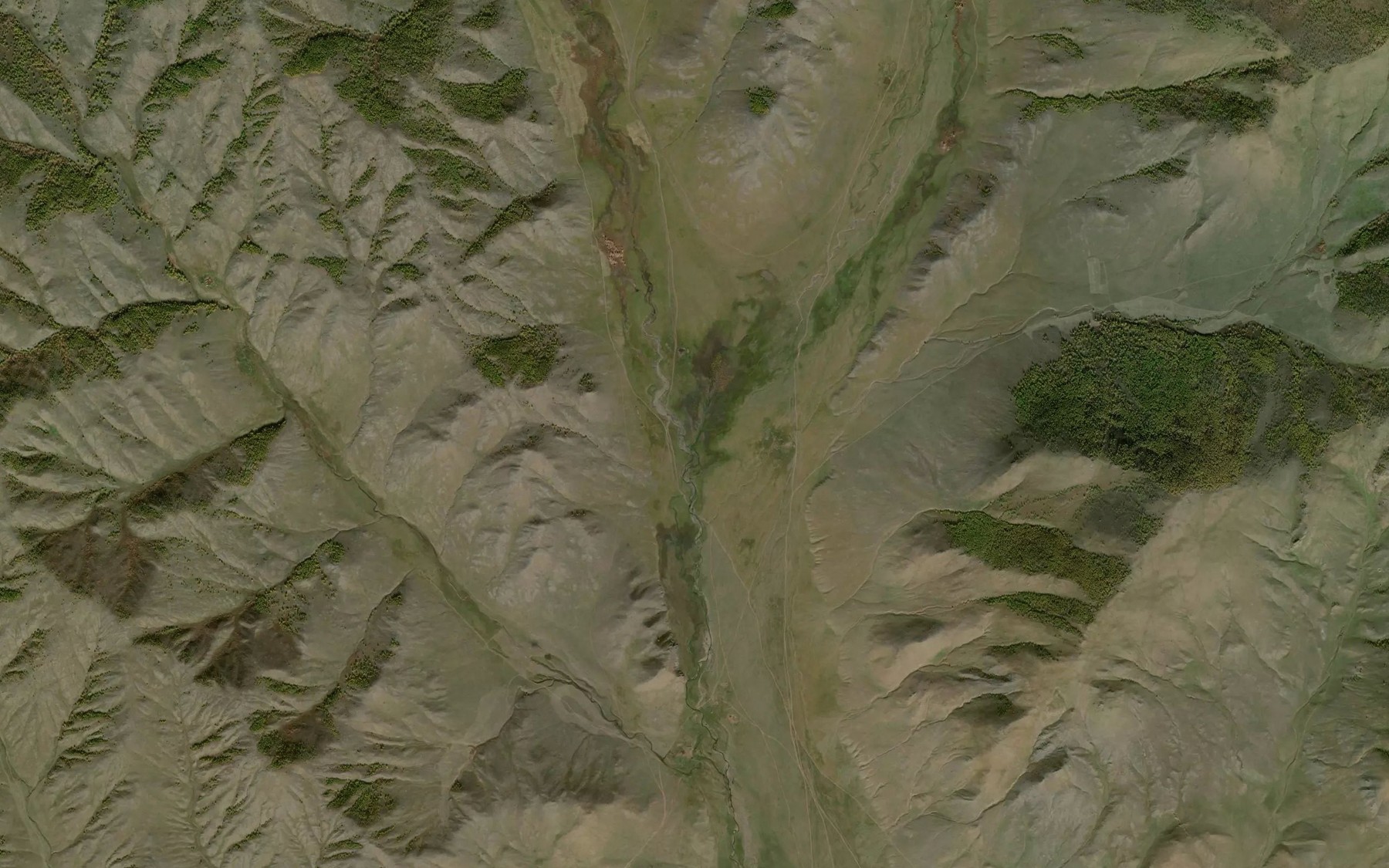 Satellite map of the Barun-Khudoga