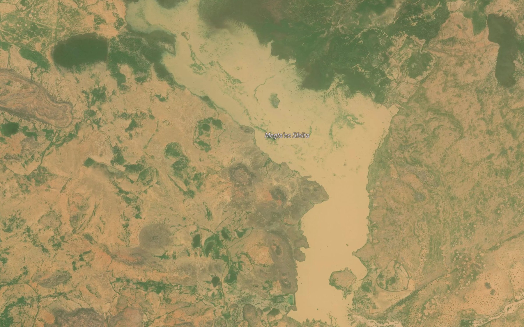 Satellite map of the Megta'es Sfeira