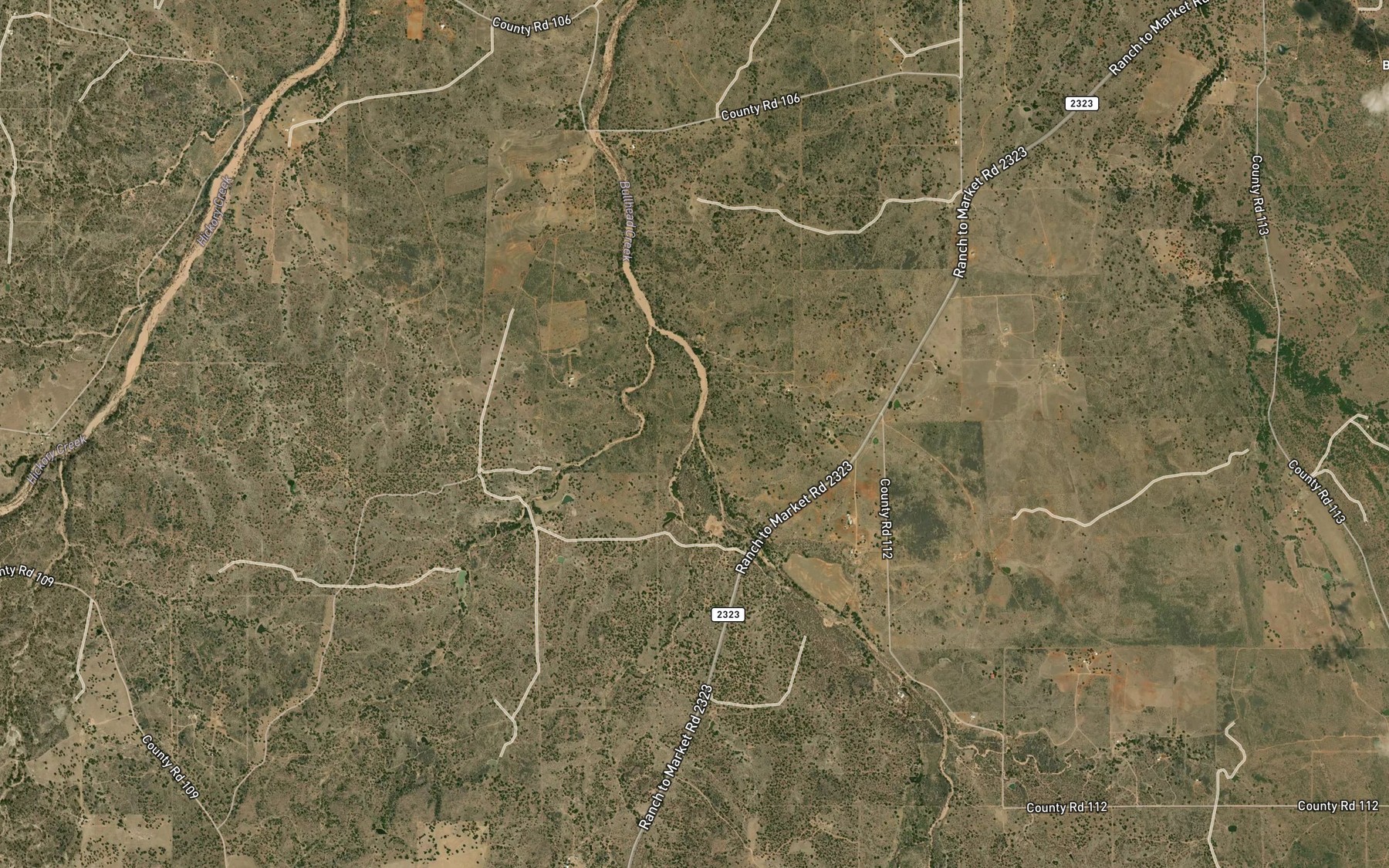 Satellite map of the Prairie Mountain Spring Branch