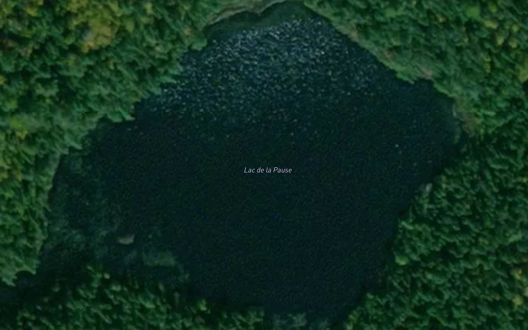 Satellite map of the Lac de la Pause