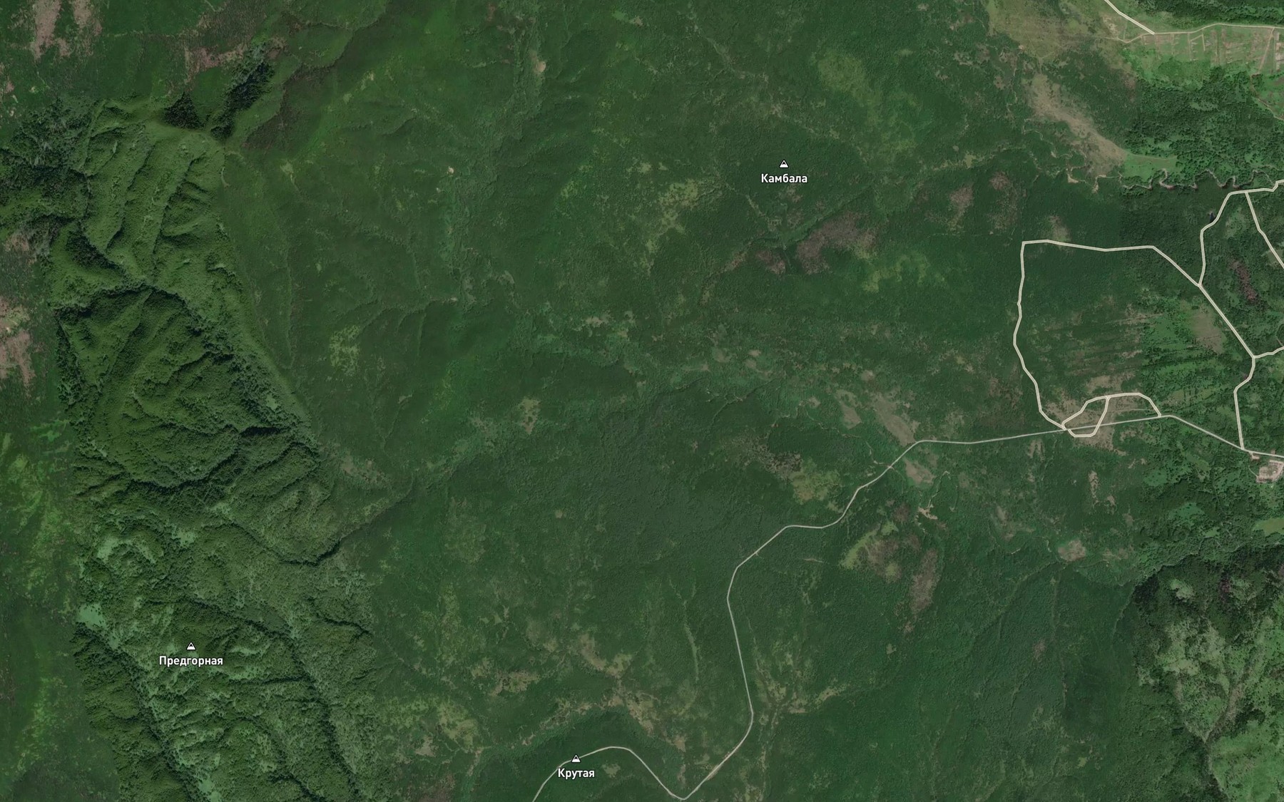 Satellite map of the Melkovodnaya