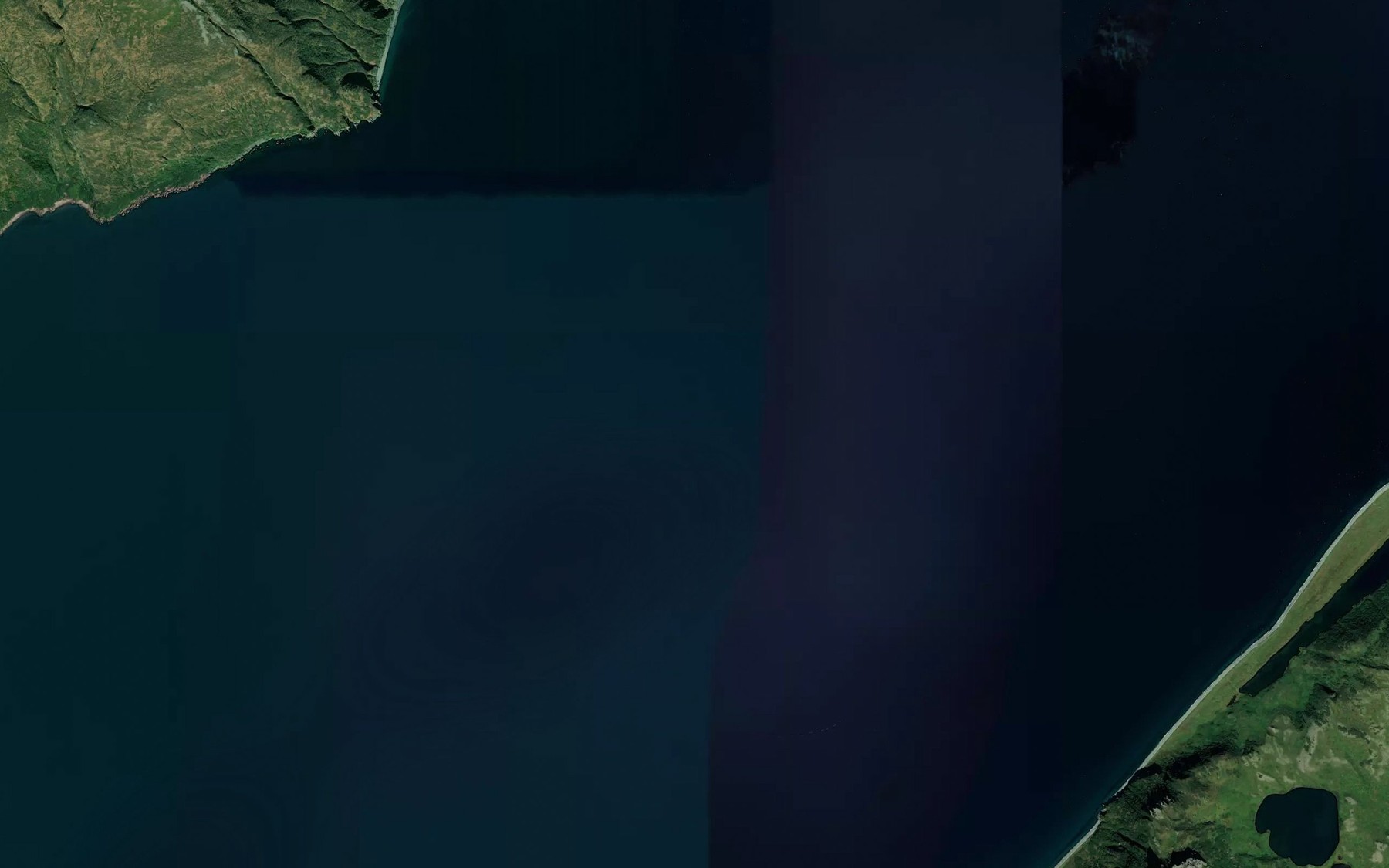 Satellite map of the Castle Bay