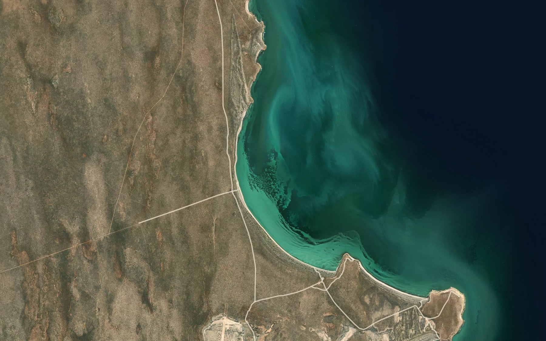 Satellite map of the Herald Bay
