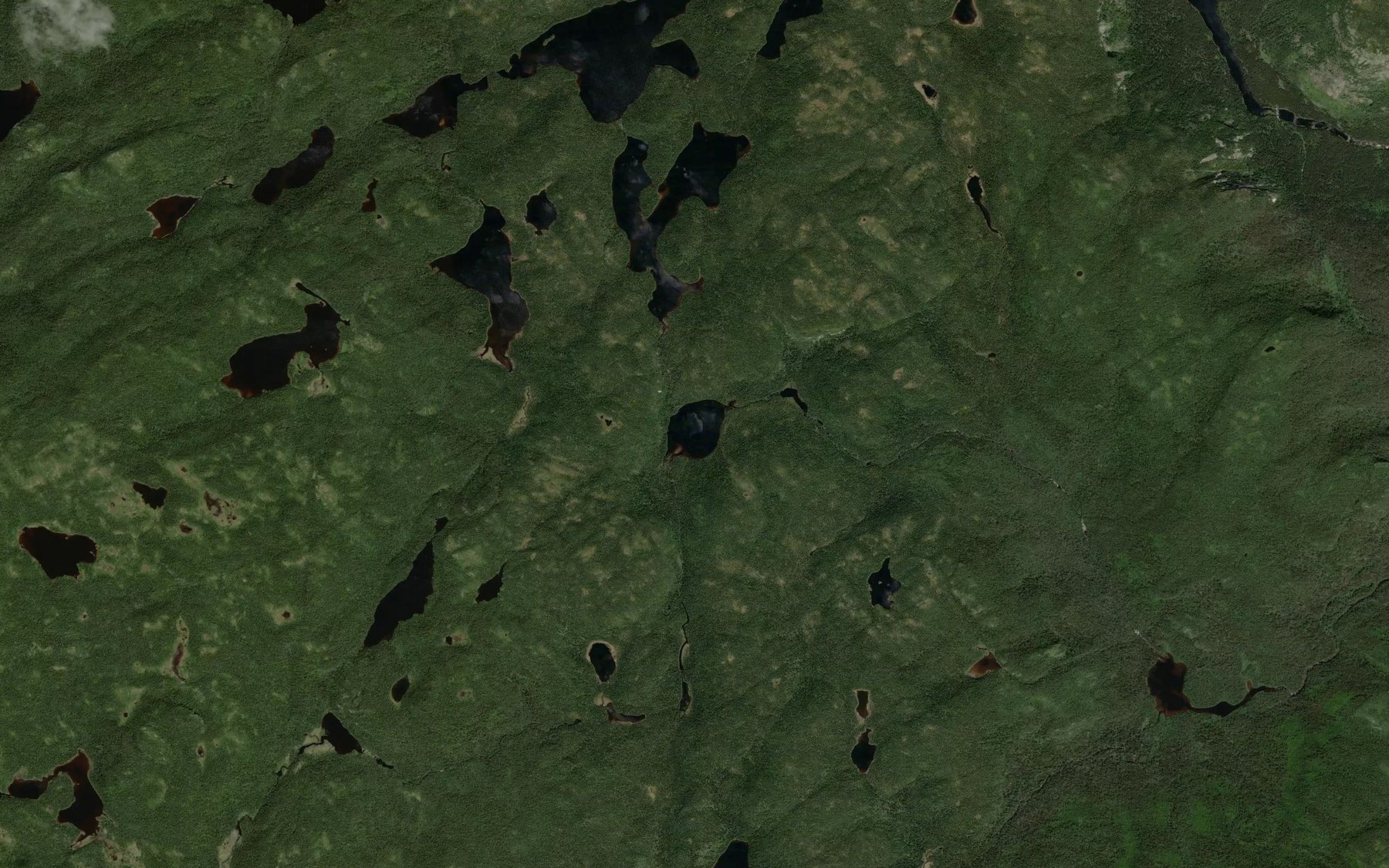 Satellite map of the Lac de Lune Neuve