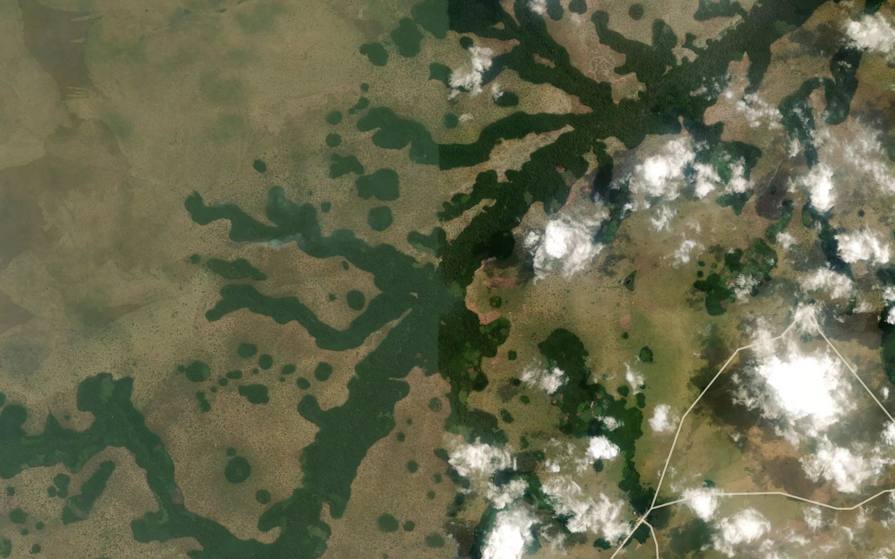 Satellite map of the Alieme