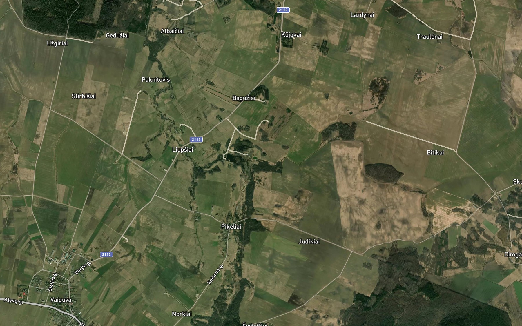 Satellite map of the Luokupis