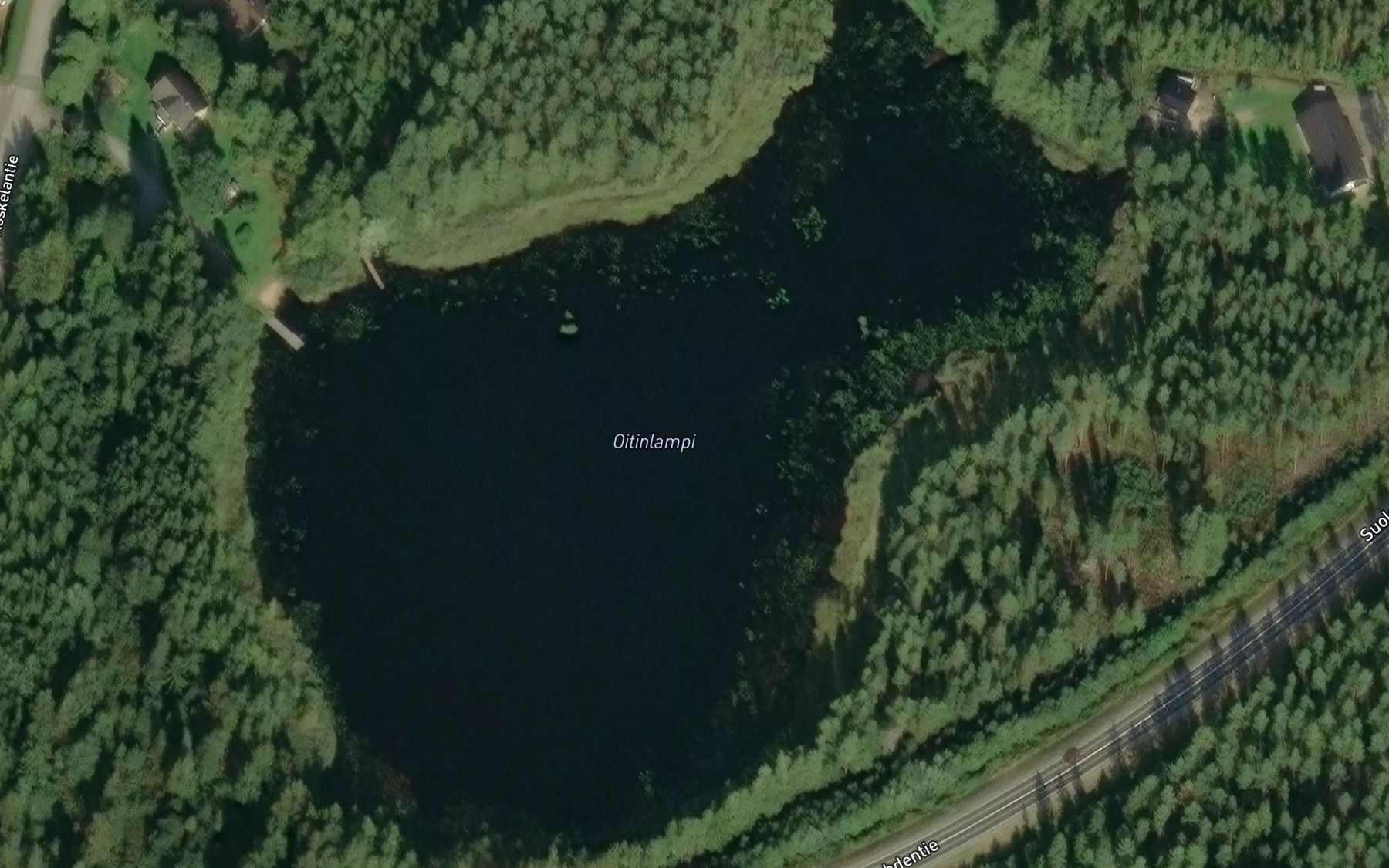 Satellite map of the Oitinlampi