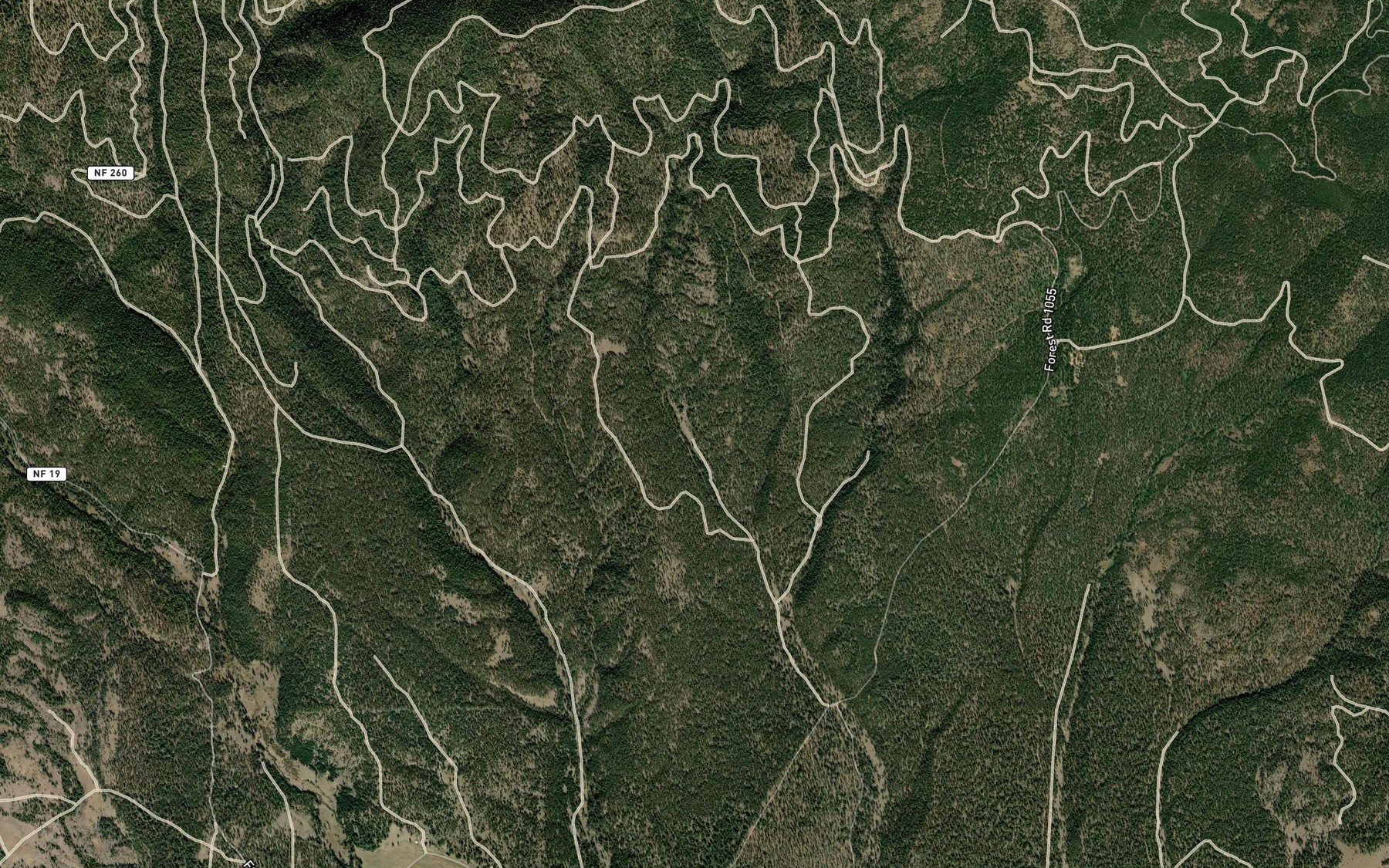 Satellite map of the Waterhole Spring