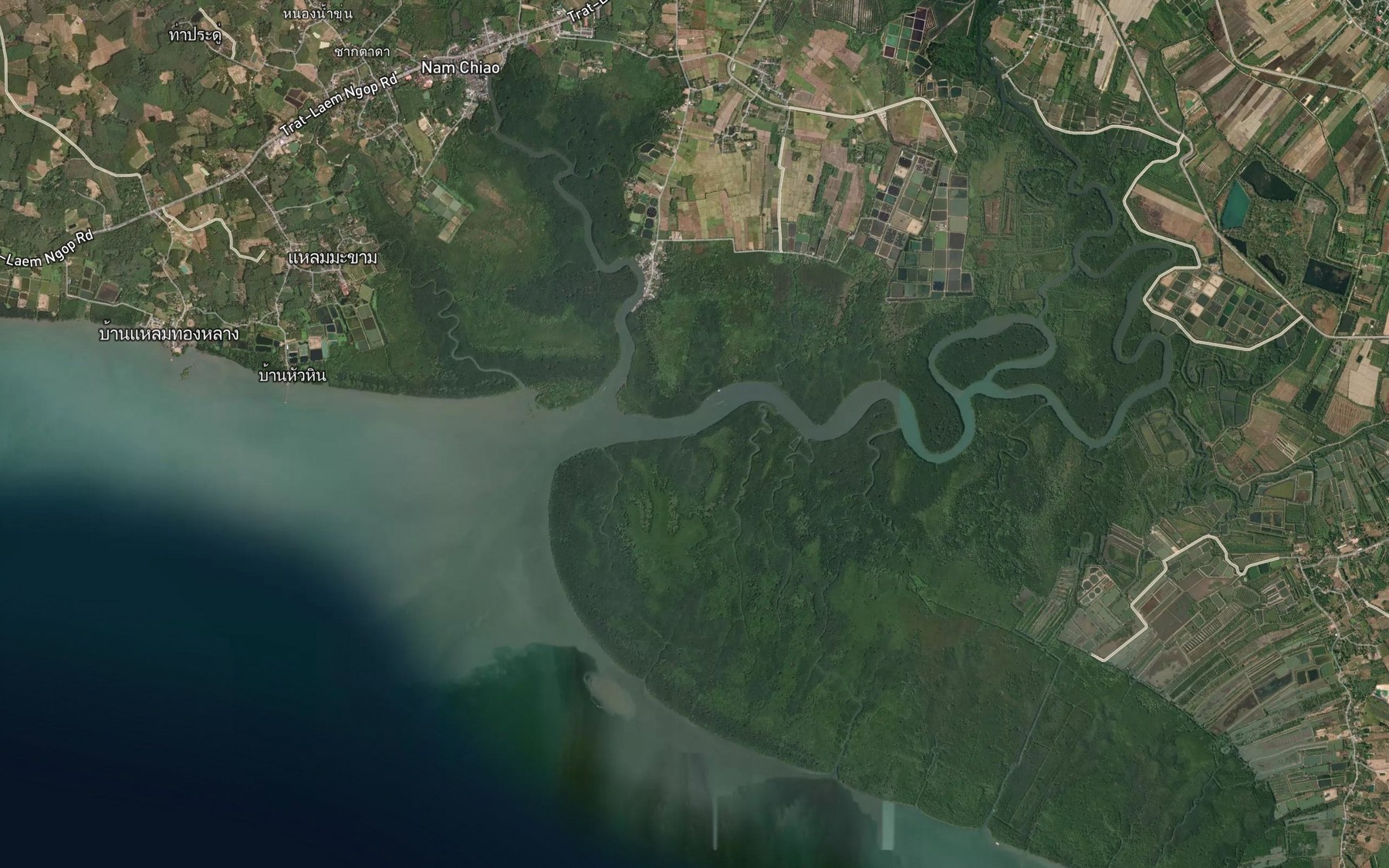Satellite map of the Khlong Lan