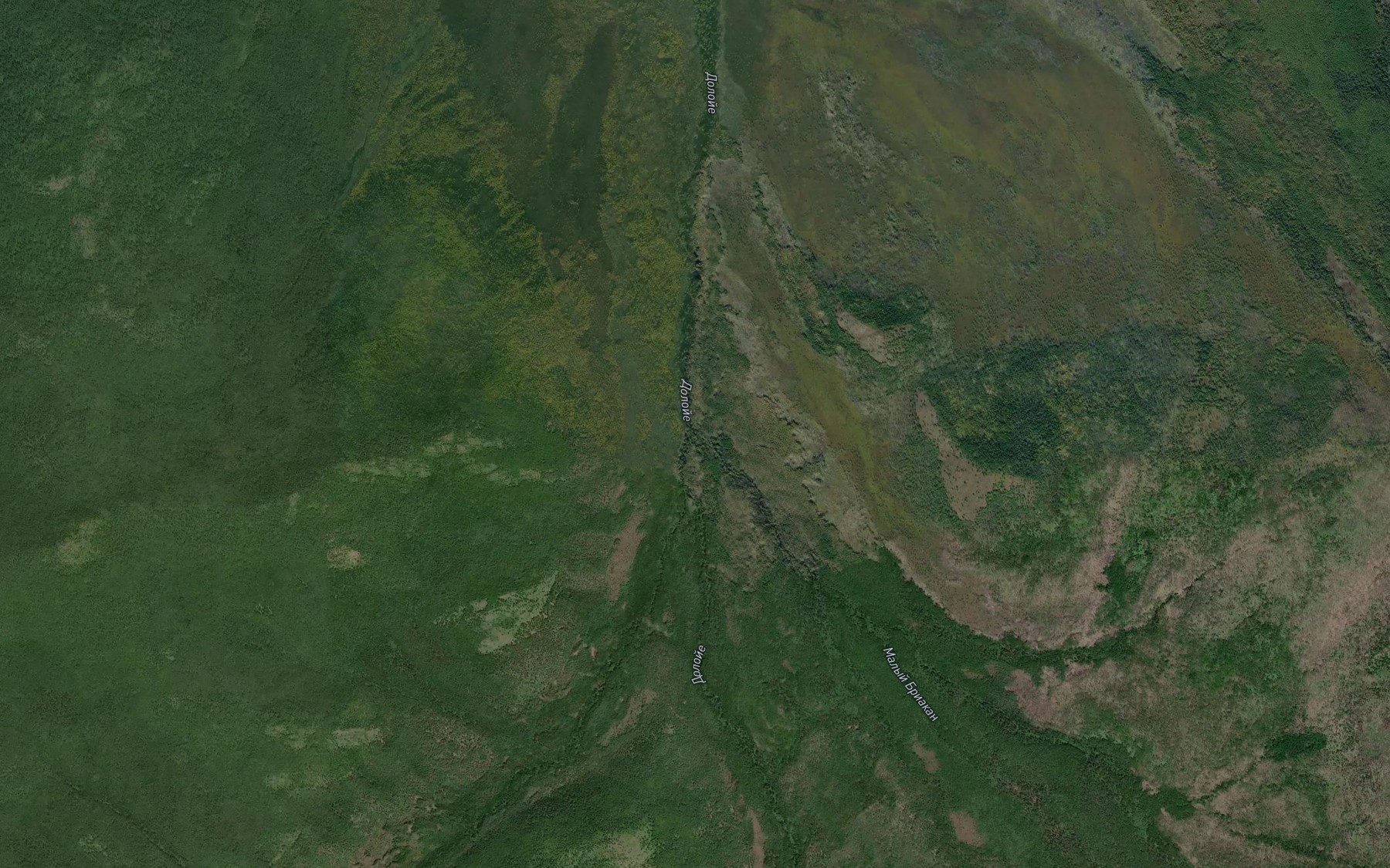 Satellite map of the Briakan