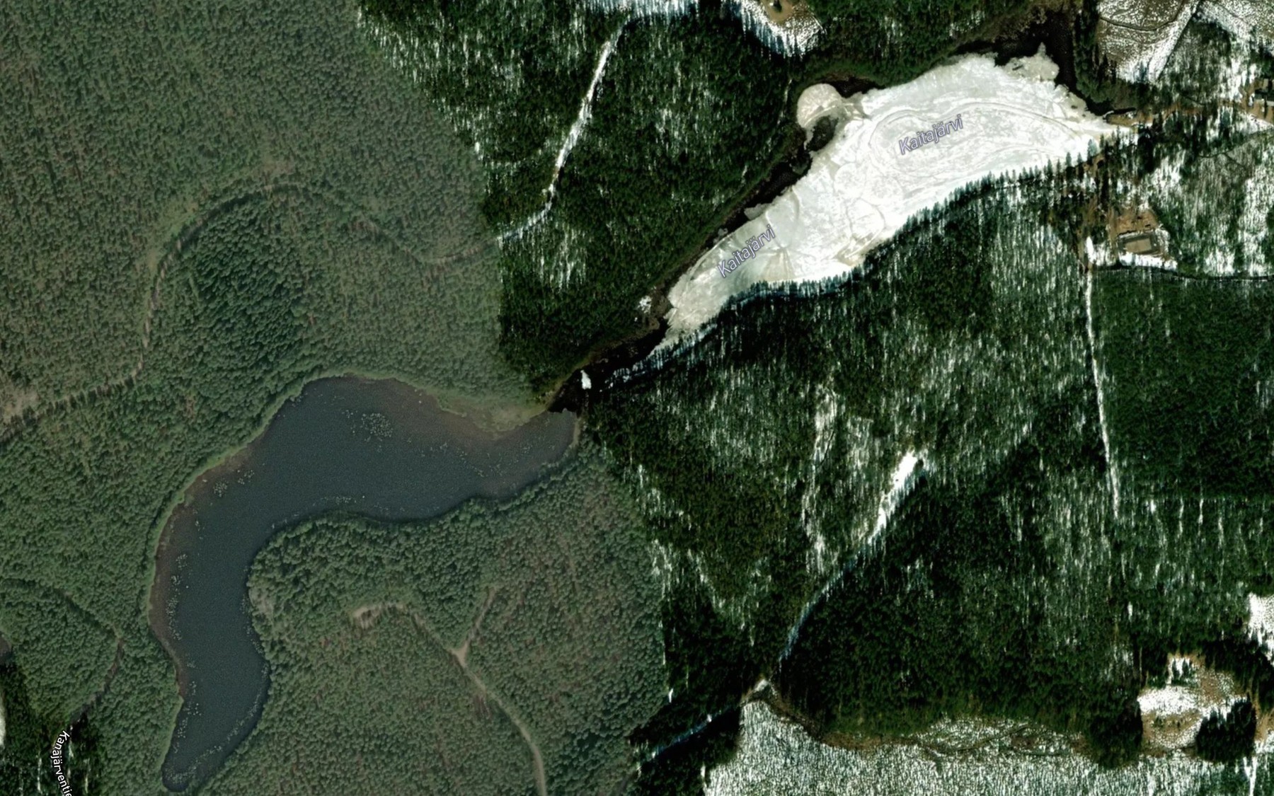 Satellite map of the Kaitajarvi