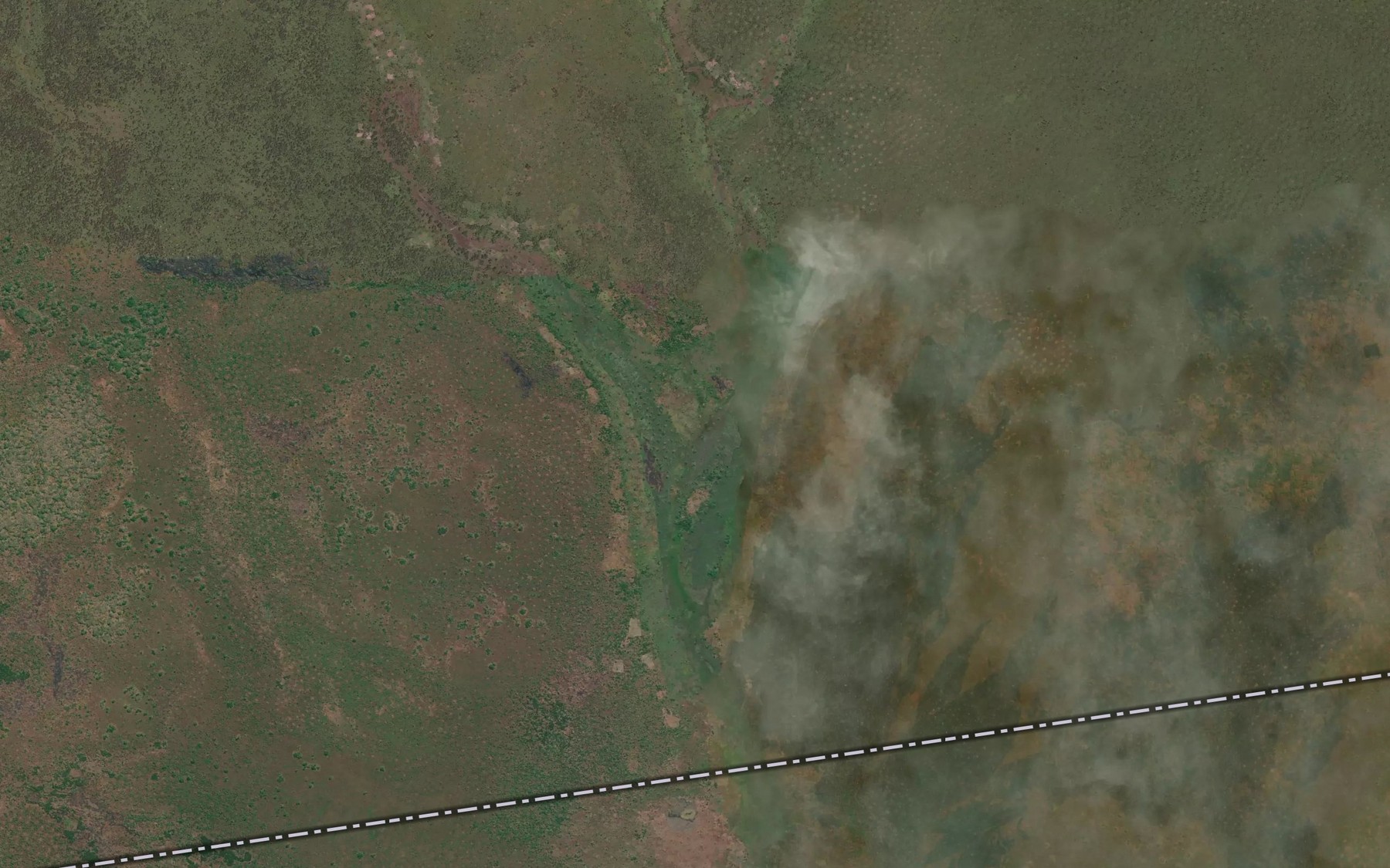Satellite map of the Kapeta