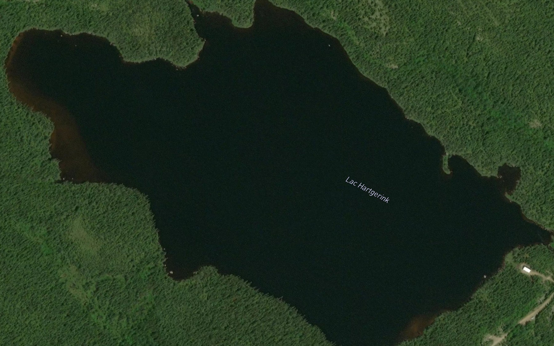 Satellite map of the Lac Hartgerink