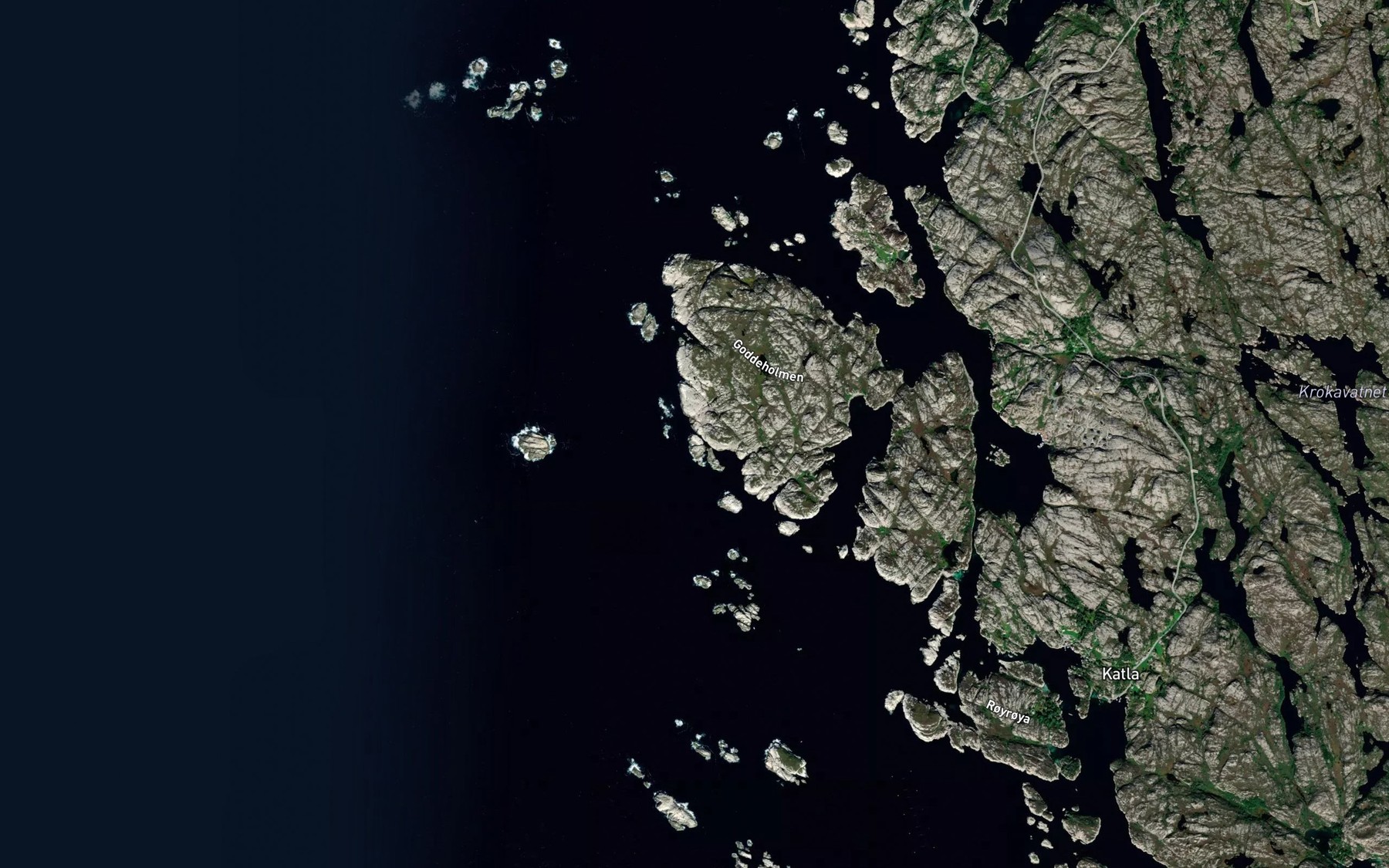 Satellite map of the Dora