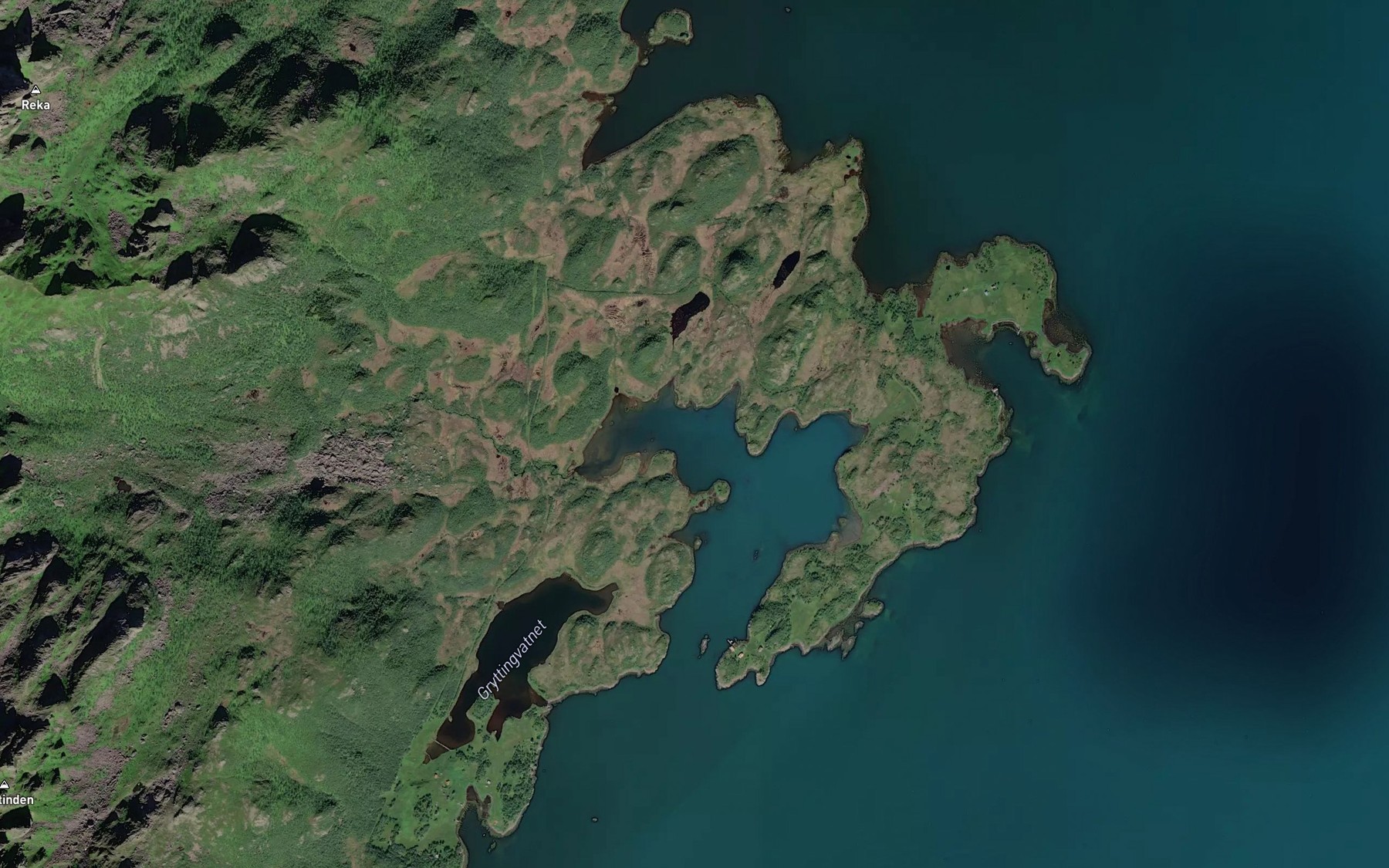 Satellite map of the Hakabogen