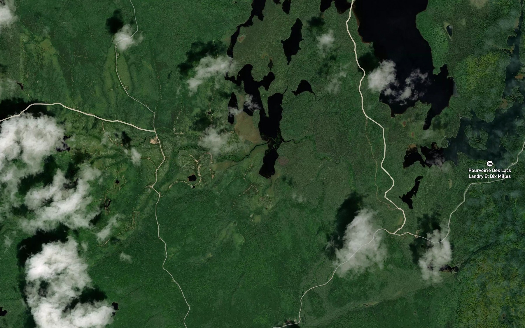 Satellite map of the Baie des Hauts-Fonds