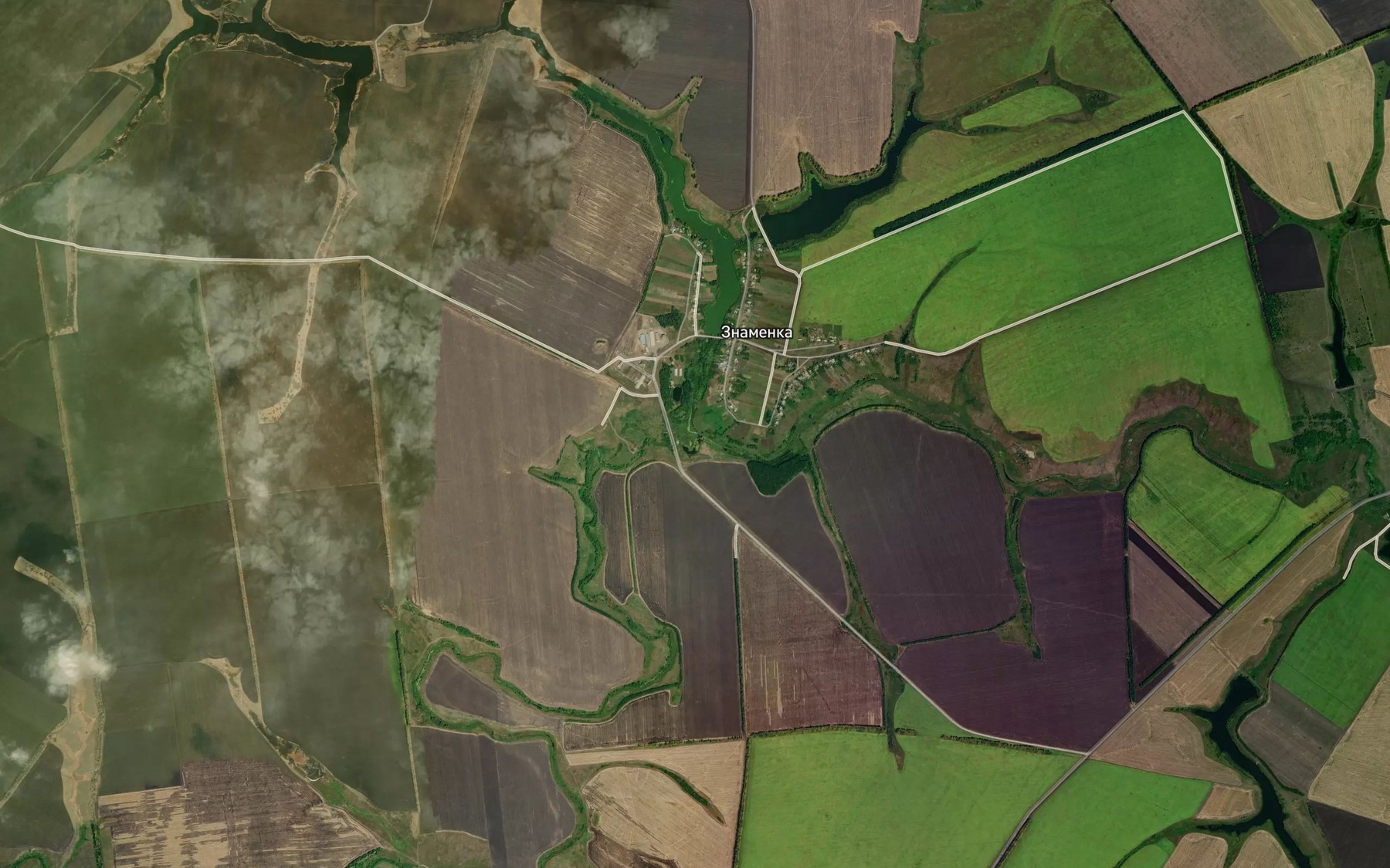 Satellite map of the Plata