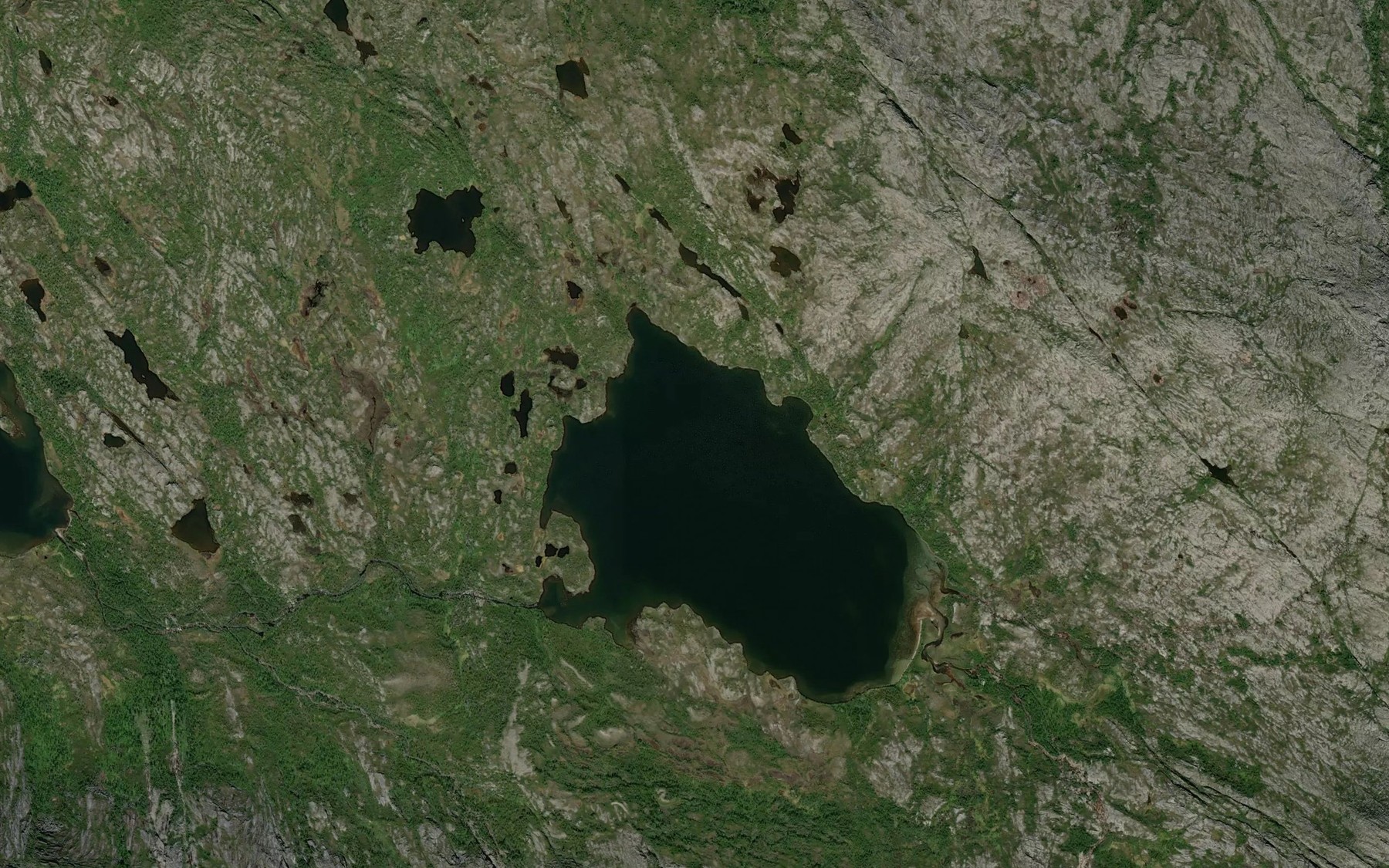 Satellite map of the Over-Viskisvatnet