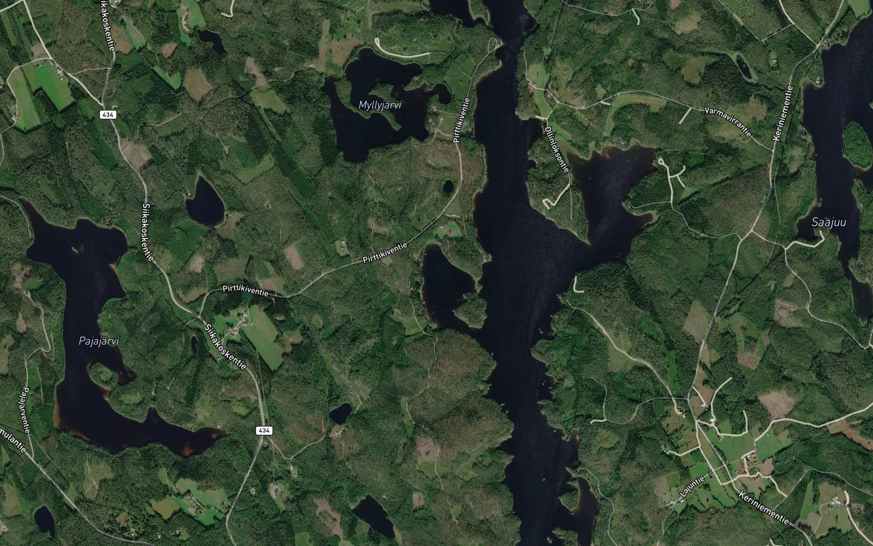 Satellite map of the Repolanlahti