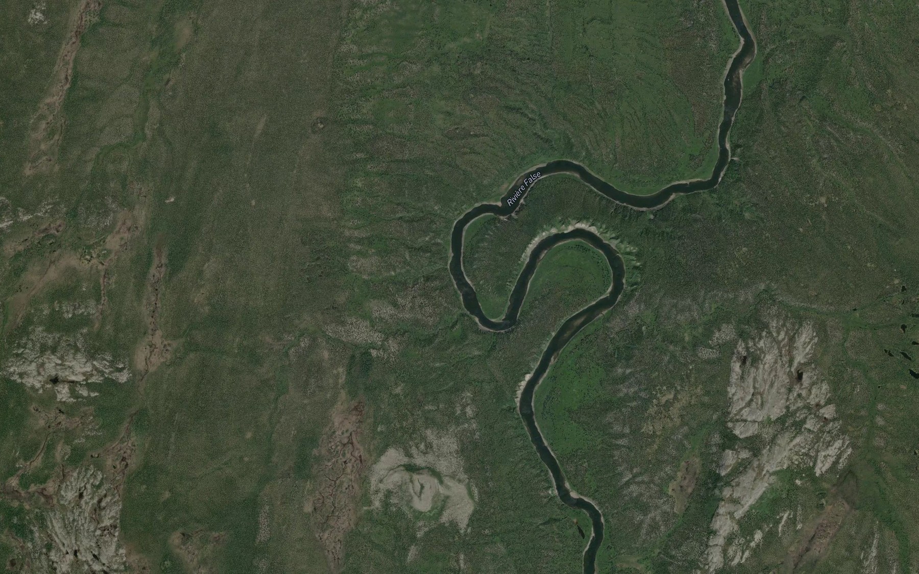 Satellite map of the Coude Sangumanialuk