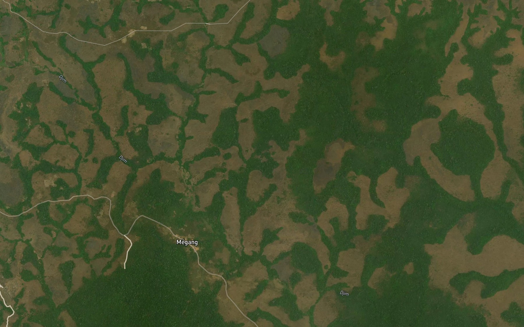 Satellite map of the Meloung