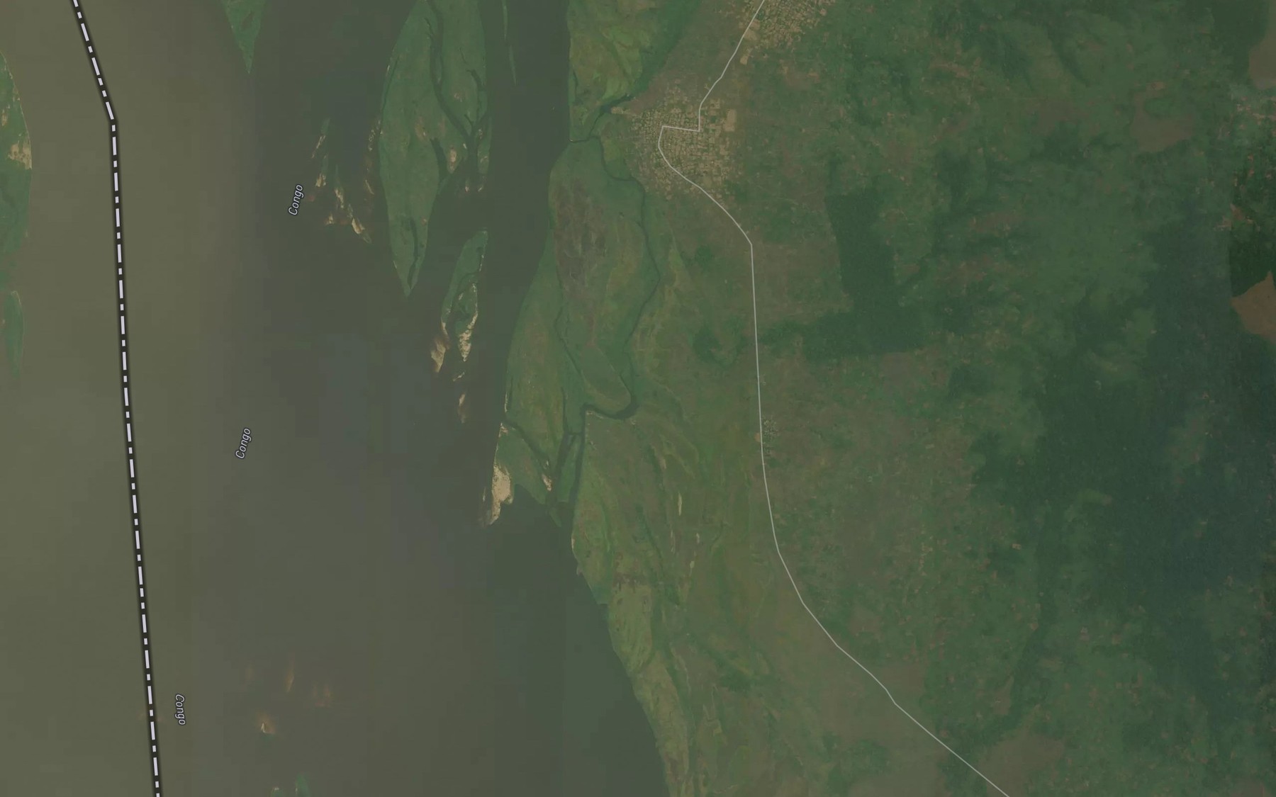 Satellite map of the Gabatia