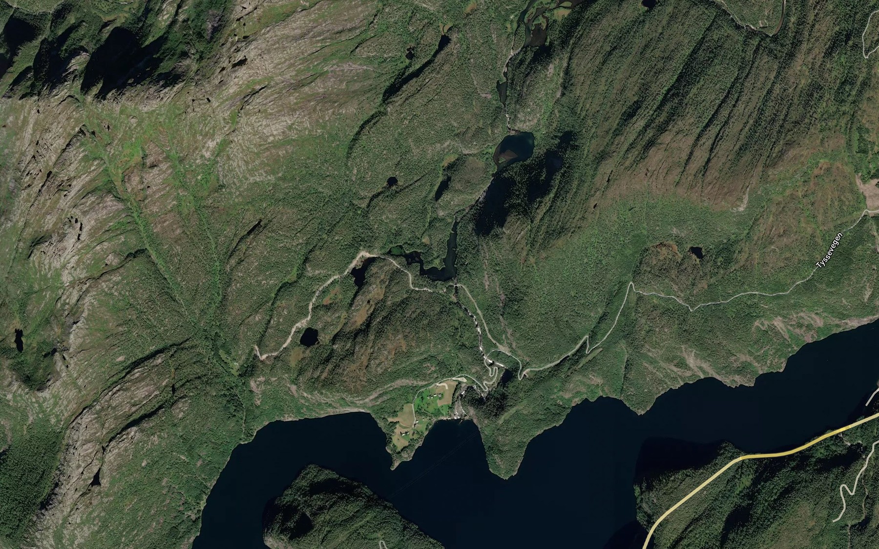 Satellite map of the Lonane