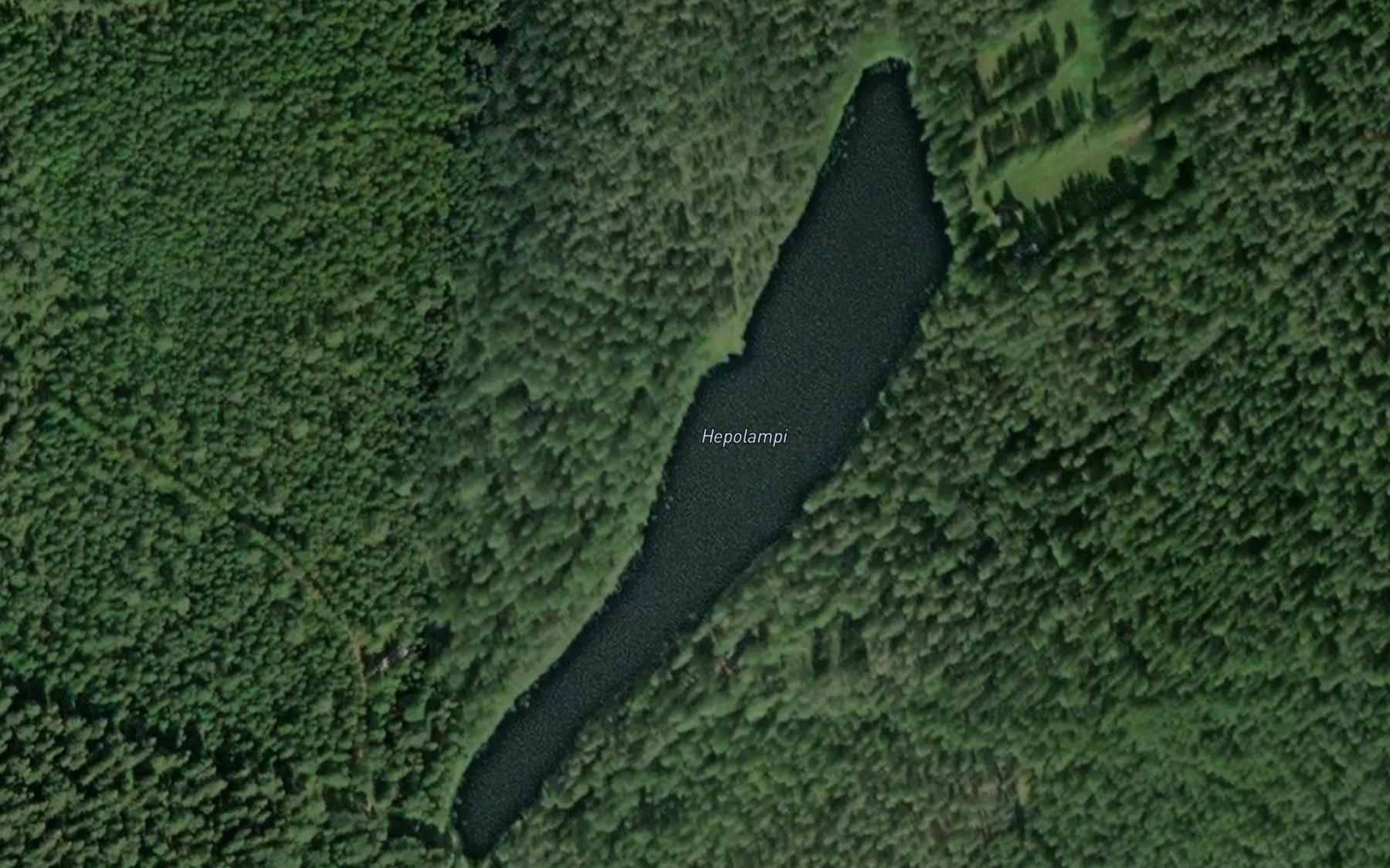 Satellite map of the Hepolampi