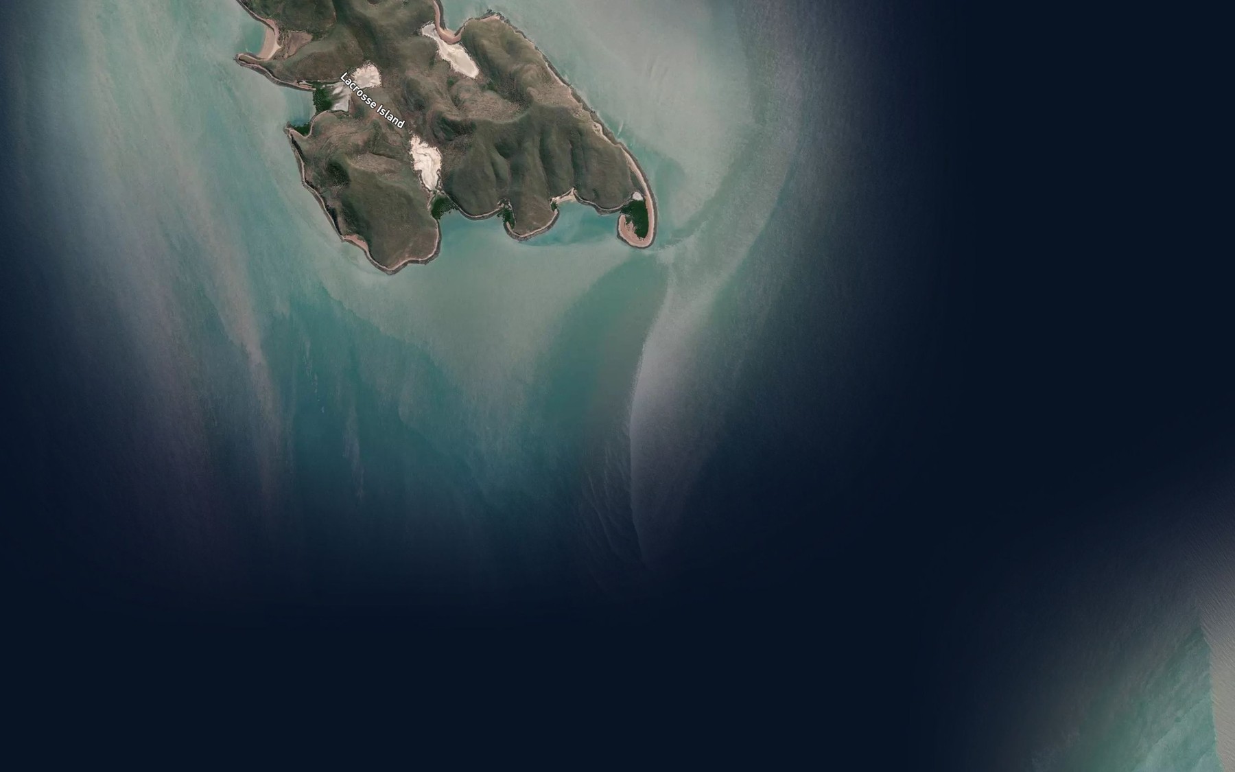 Satellite map of the Tucker Bank