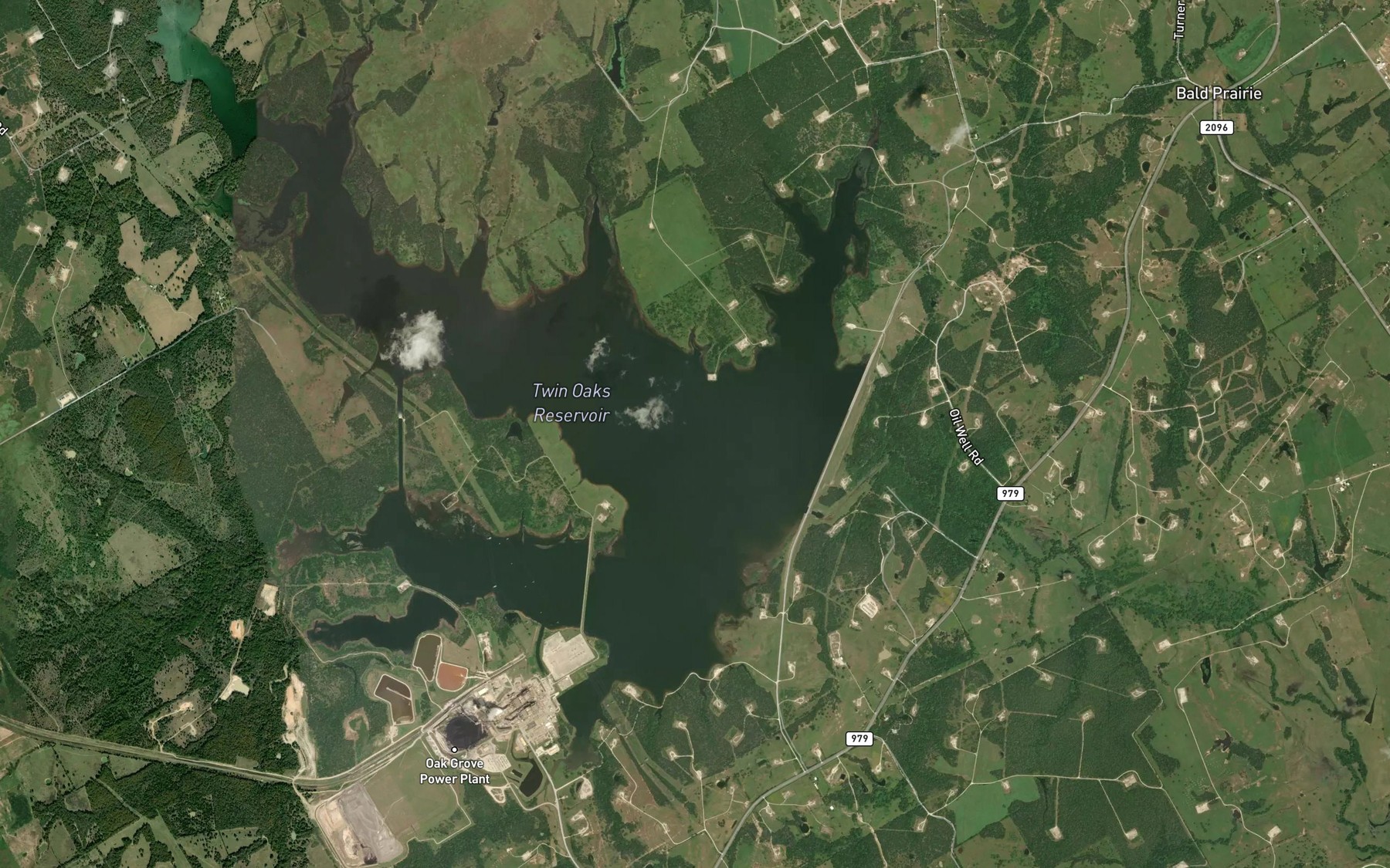 Satellite map of the Herds Branch