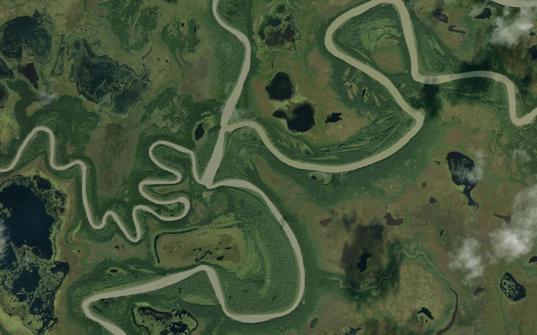 Satellite map of the Kwimlilthla Slough