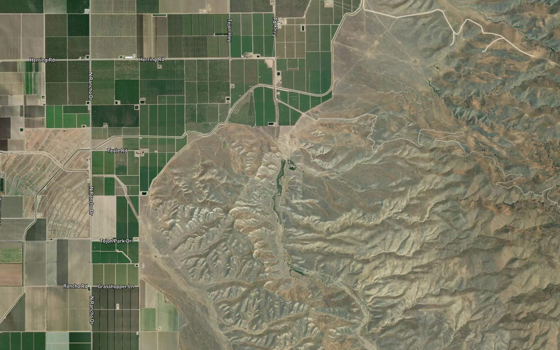 Satellite map of the Comanche Spring