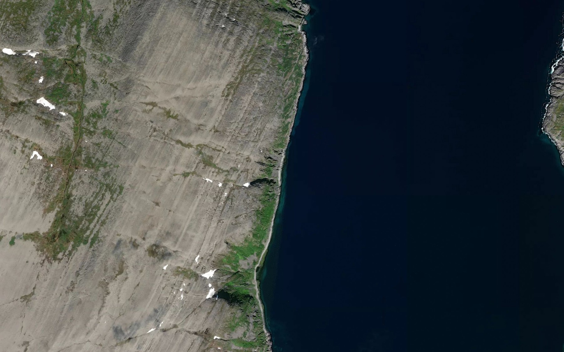 Satellite map of the Stokkvika,l