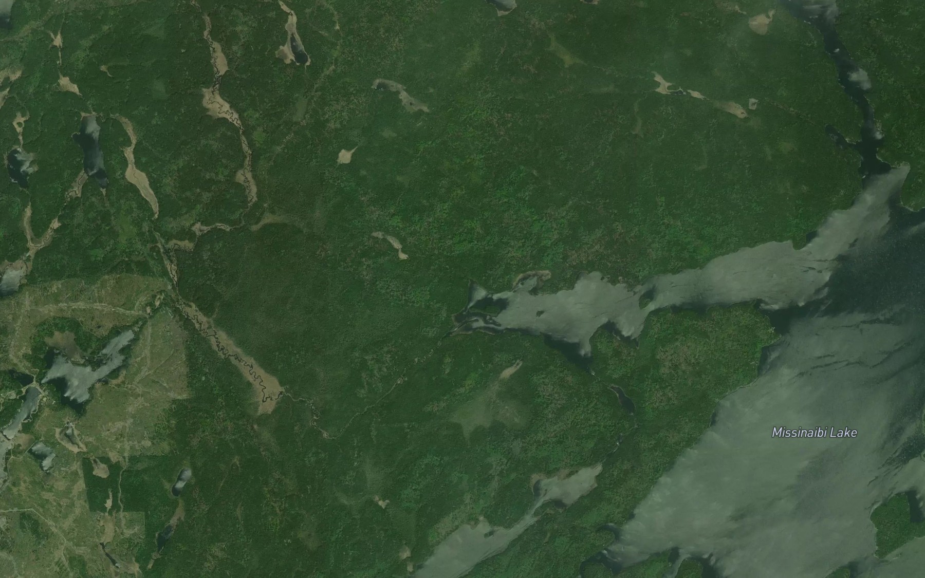 Satellite map of the Renabie Creek